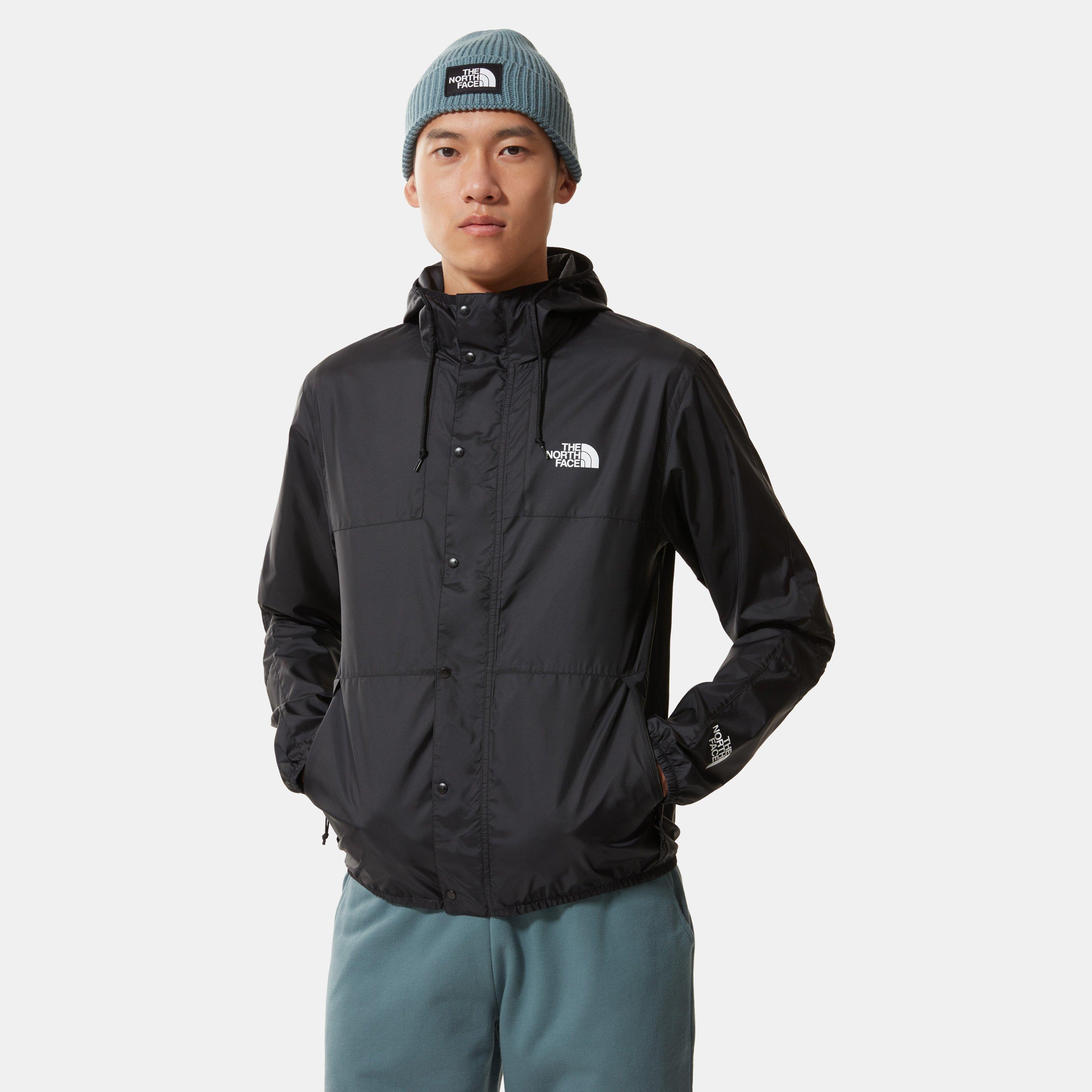 TNF Black - The North Face - Men's Mountain Water Resistant Long Sleeve Rain Anorak - 8