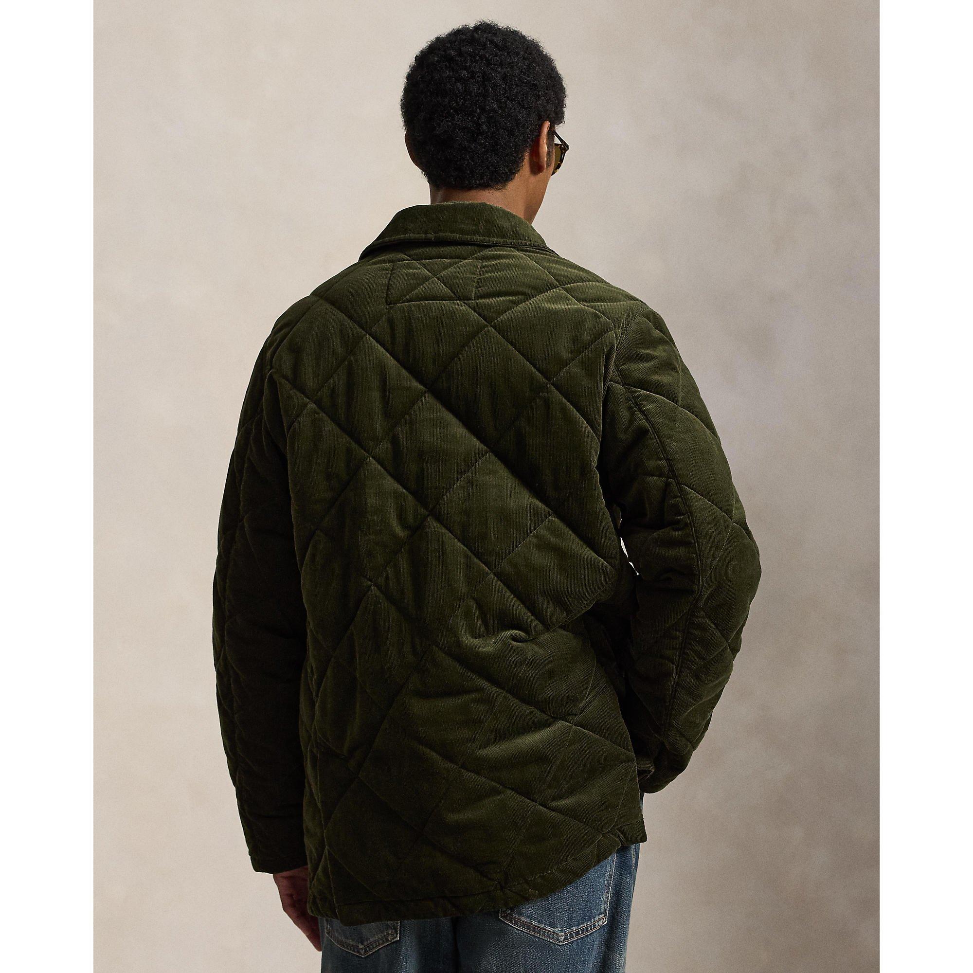 Company Olive - Polo Ralph Lauren - Polo Cord Car Coat Sn05 - 3