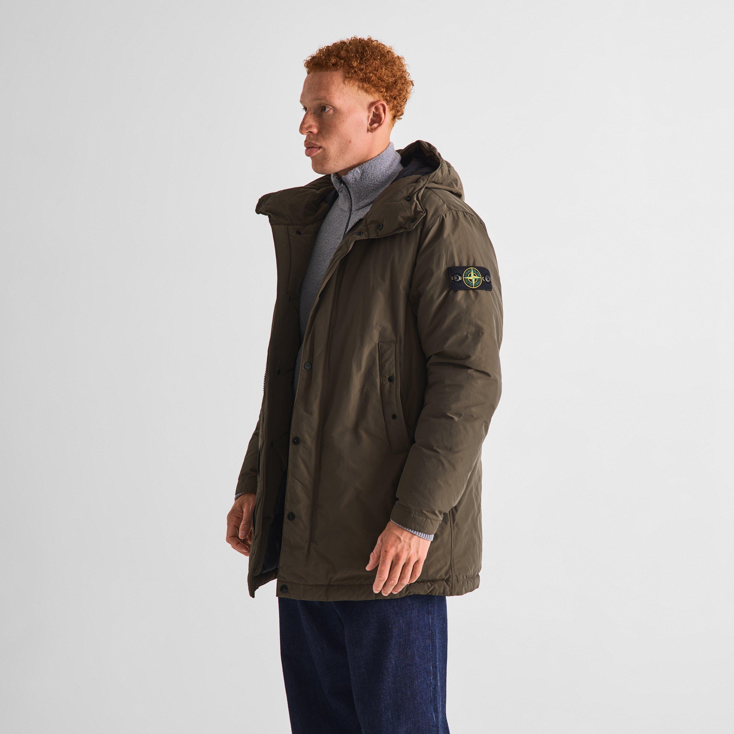 Coal Grey V0078 - Stone Island - Men's Micro Twill Hooded Parka - 3