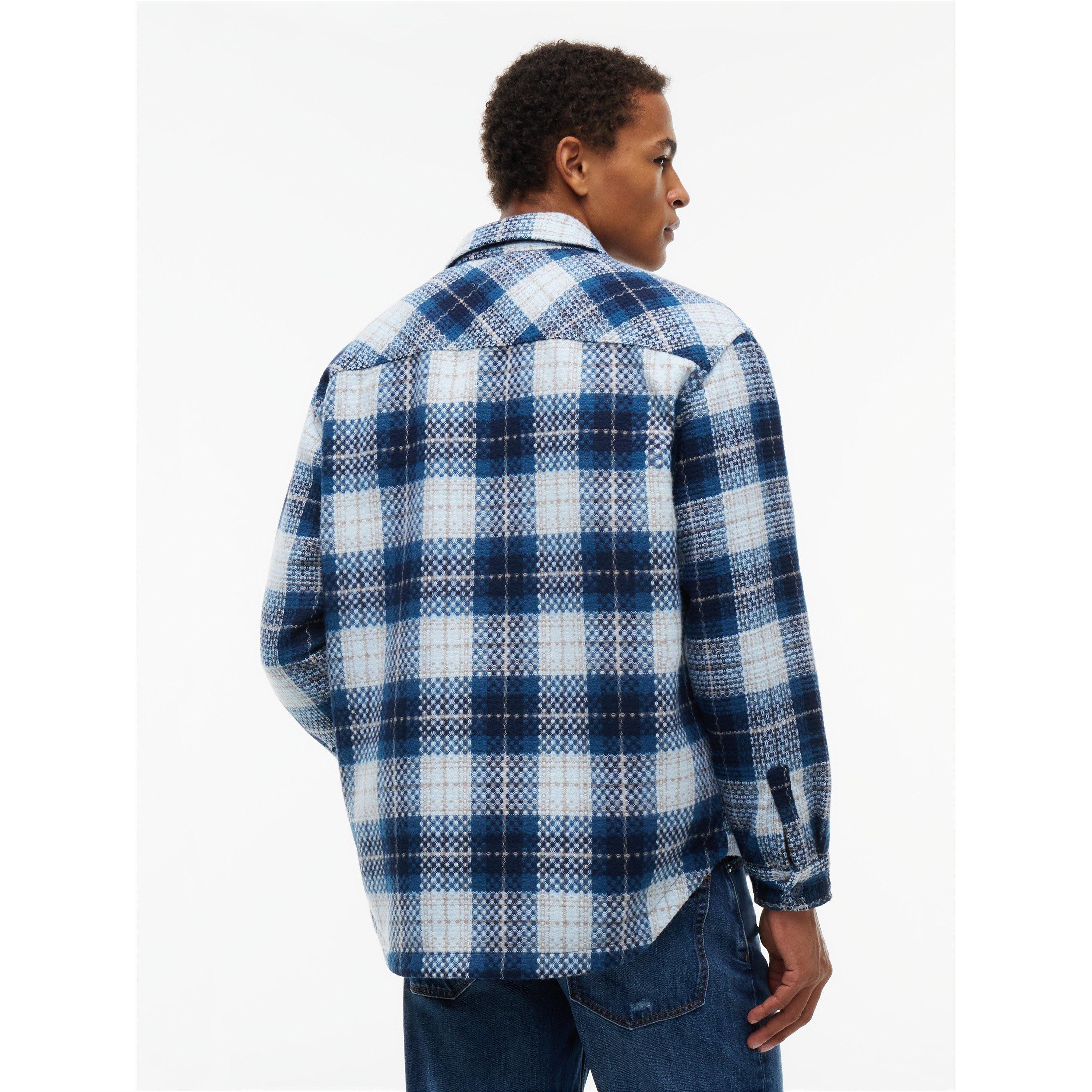 Navy Check - Tommy Jeans - TJ Check Overshirt Sn64 - 5
