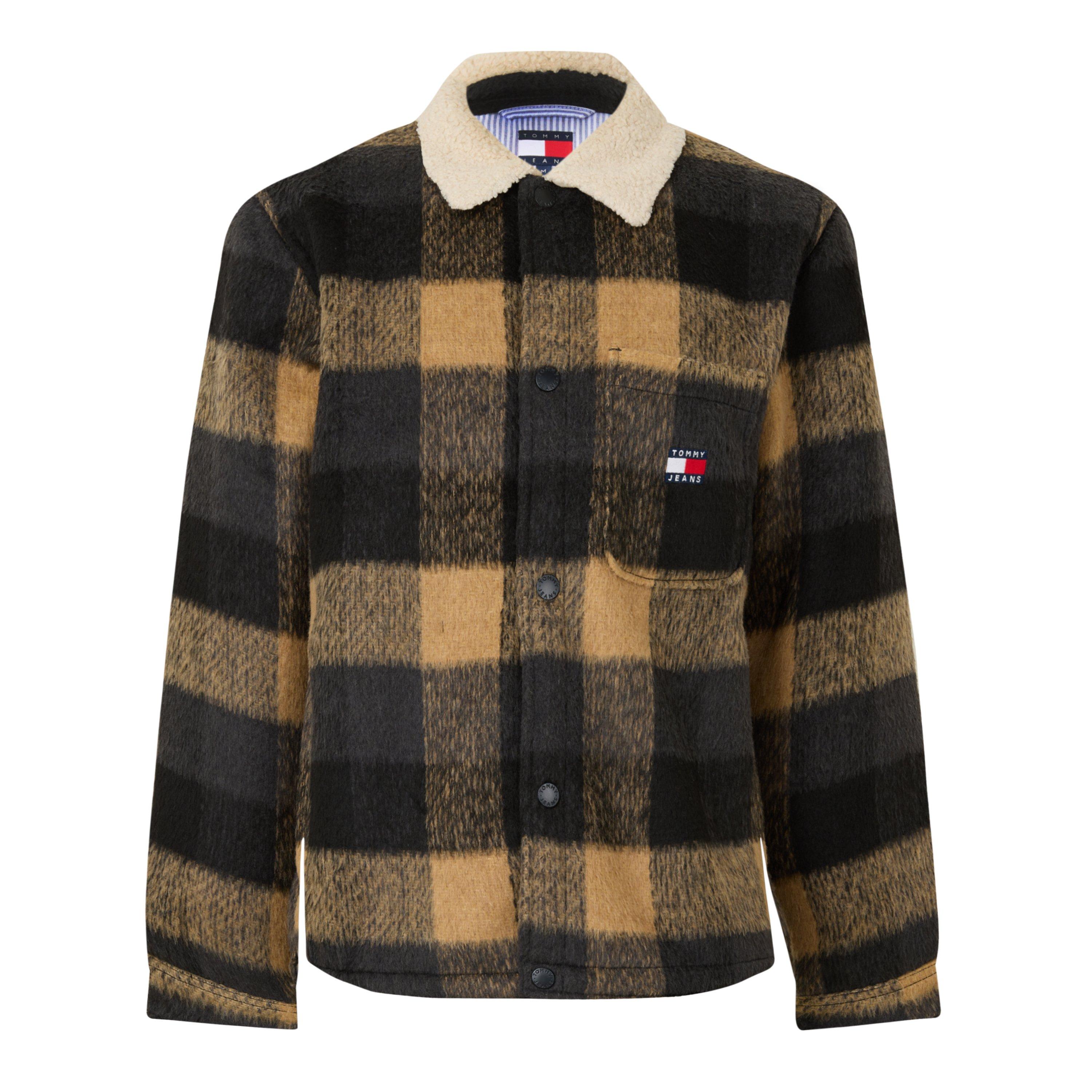 Zwarte ruit - Tommy Jeans - TJ Teddy Collr Ovrsh Sn64 - 1