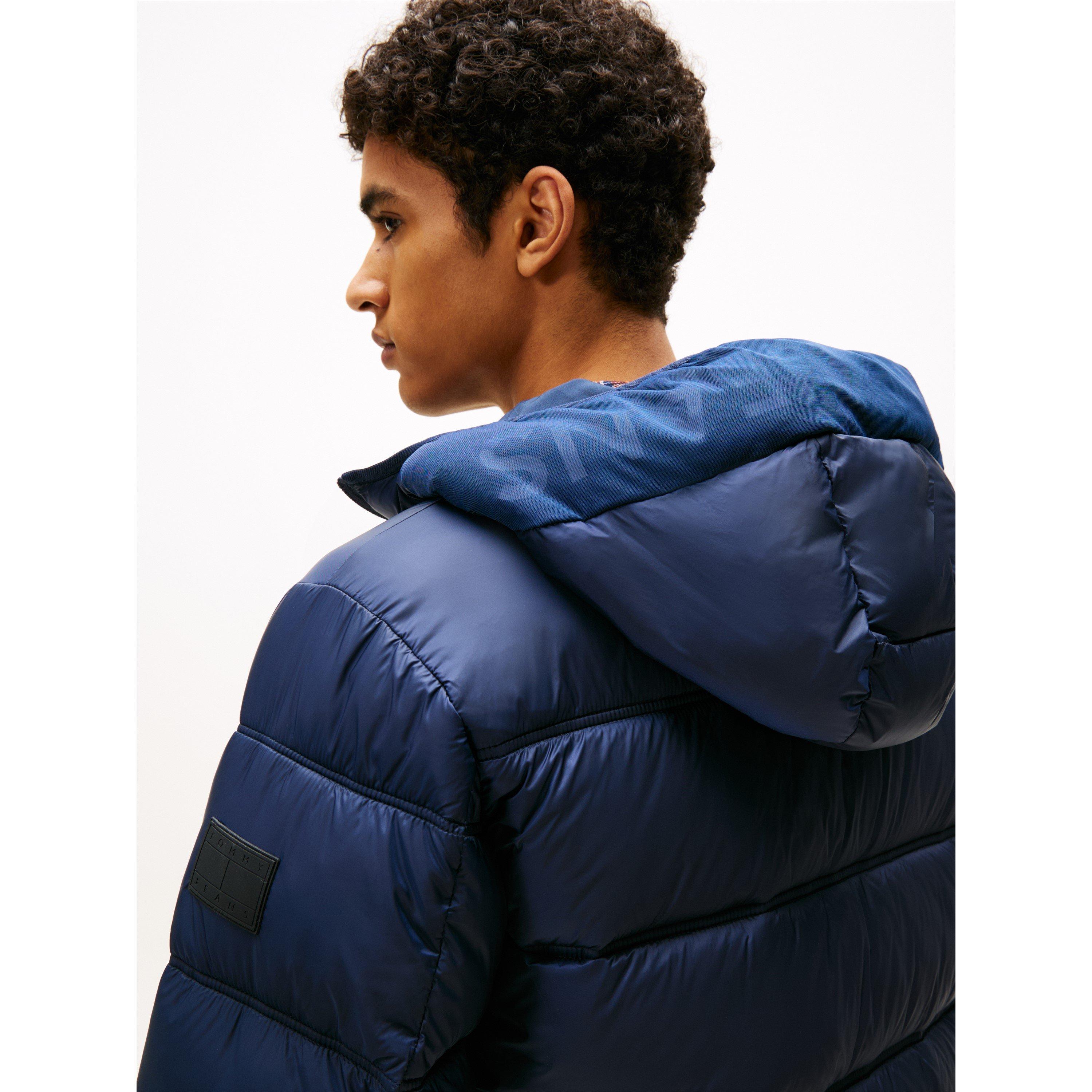 Dark Blue - Tommy Jeans - TJ Hooded LG Jkt Sn64 - 3