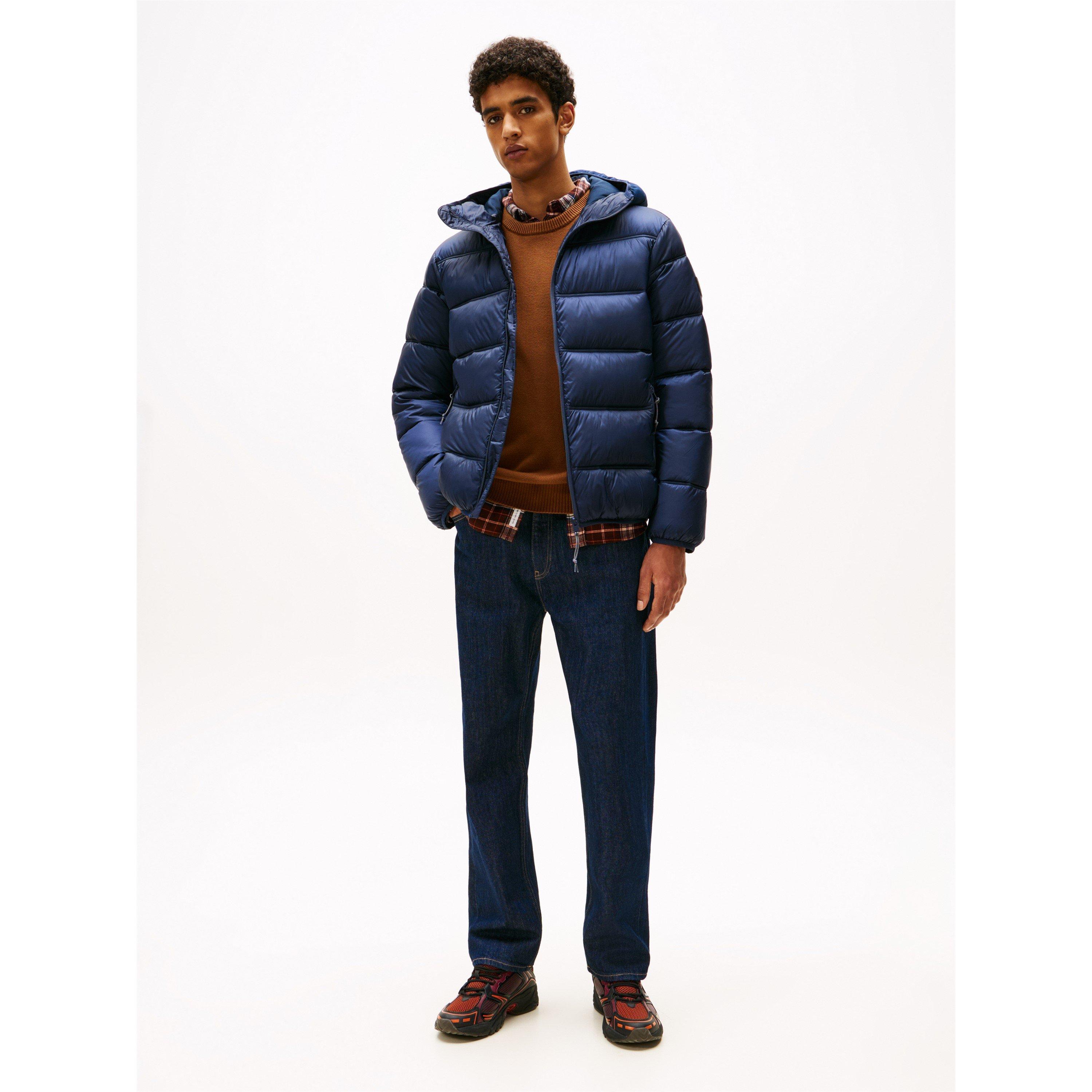 Dark Blue - Tommy Jeans - TJ Hooded LG Jkt Sn64 - 4