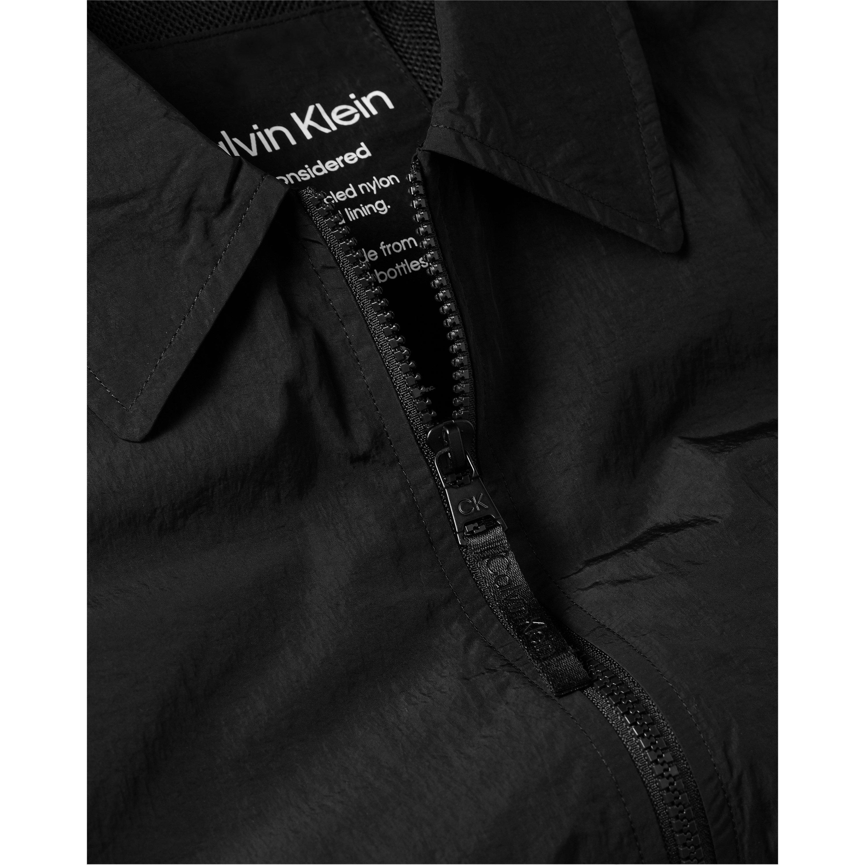 Black BEH - Calvin Klein - Men's  Lightweight Long Sleeve Overshirt - 4