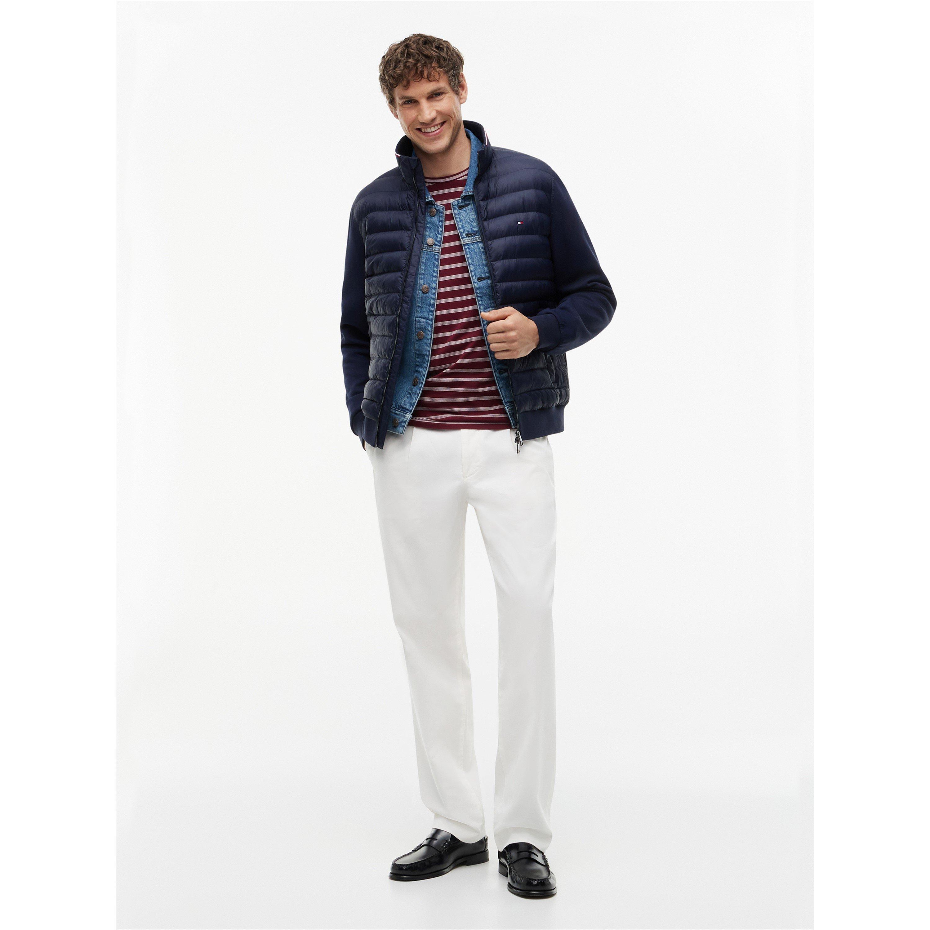 Navy - Tommy Hilfiger - Tommy Ess Hybrid Jkt Sn64 - 4