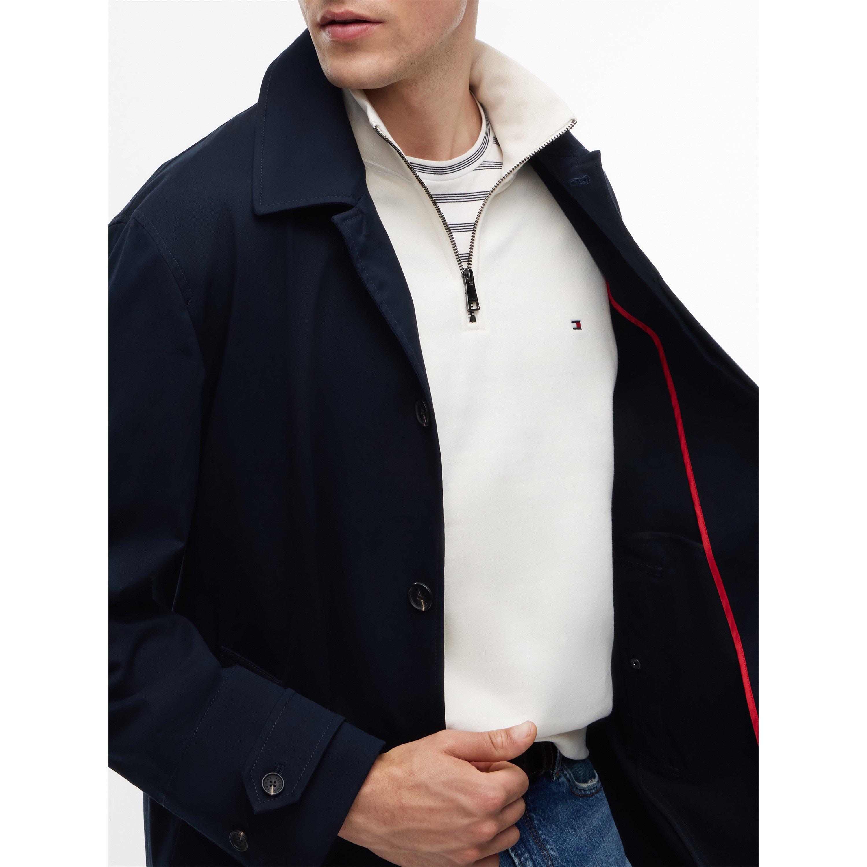 Navy - Tommy Hilfiger - Tommy Car Coat Sn64 - 4