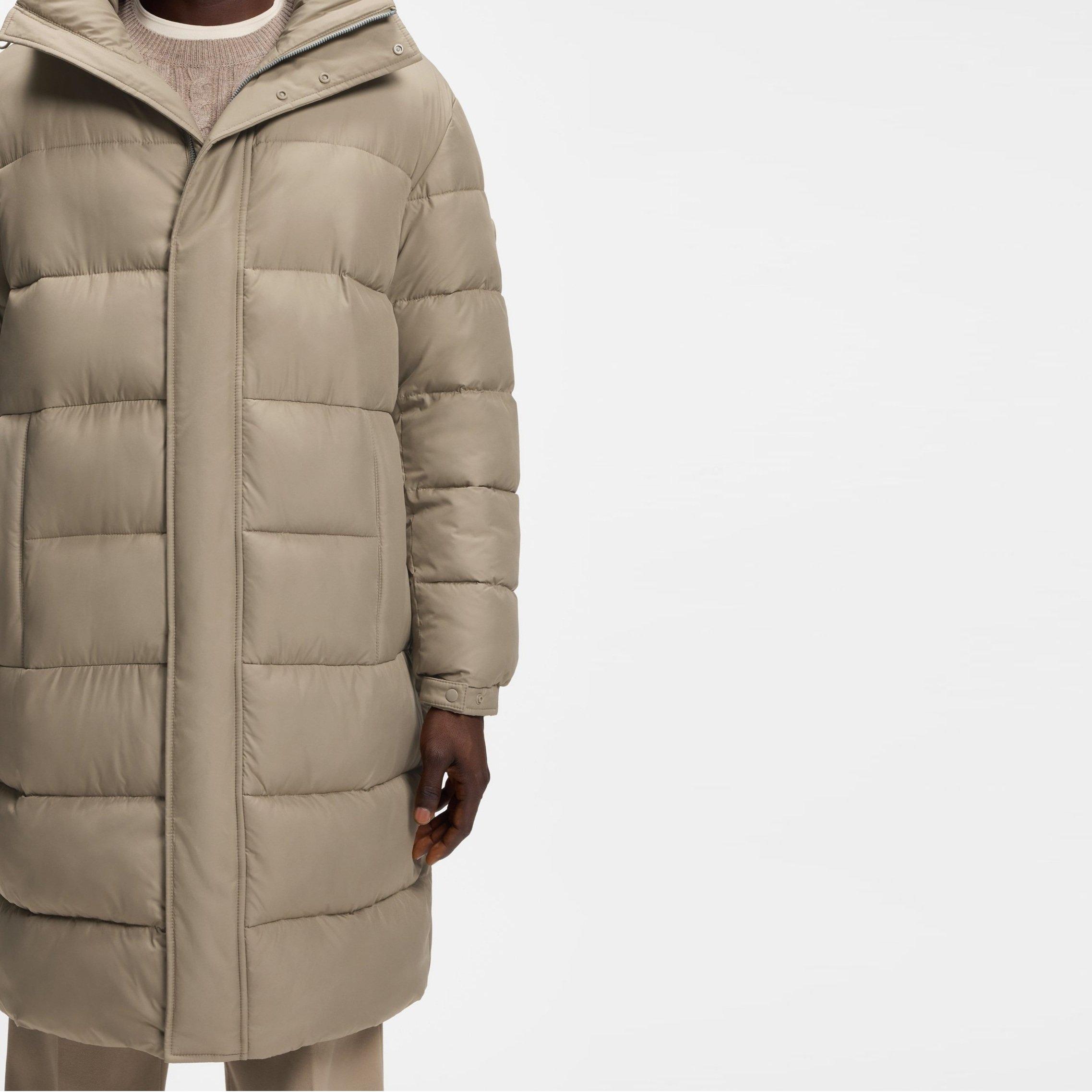 Open Brown 248 - Boss - Men's Carpa Long Puffer Jacket - 4