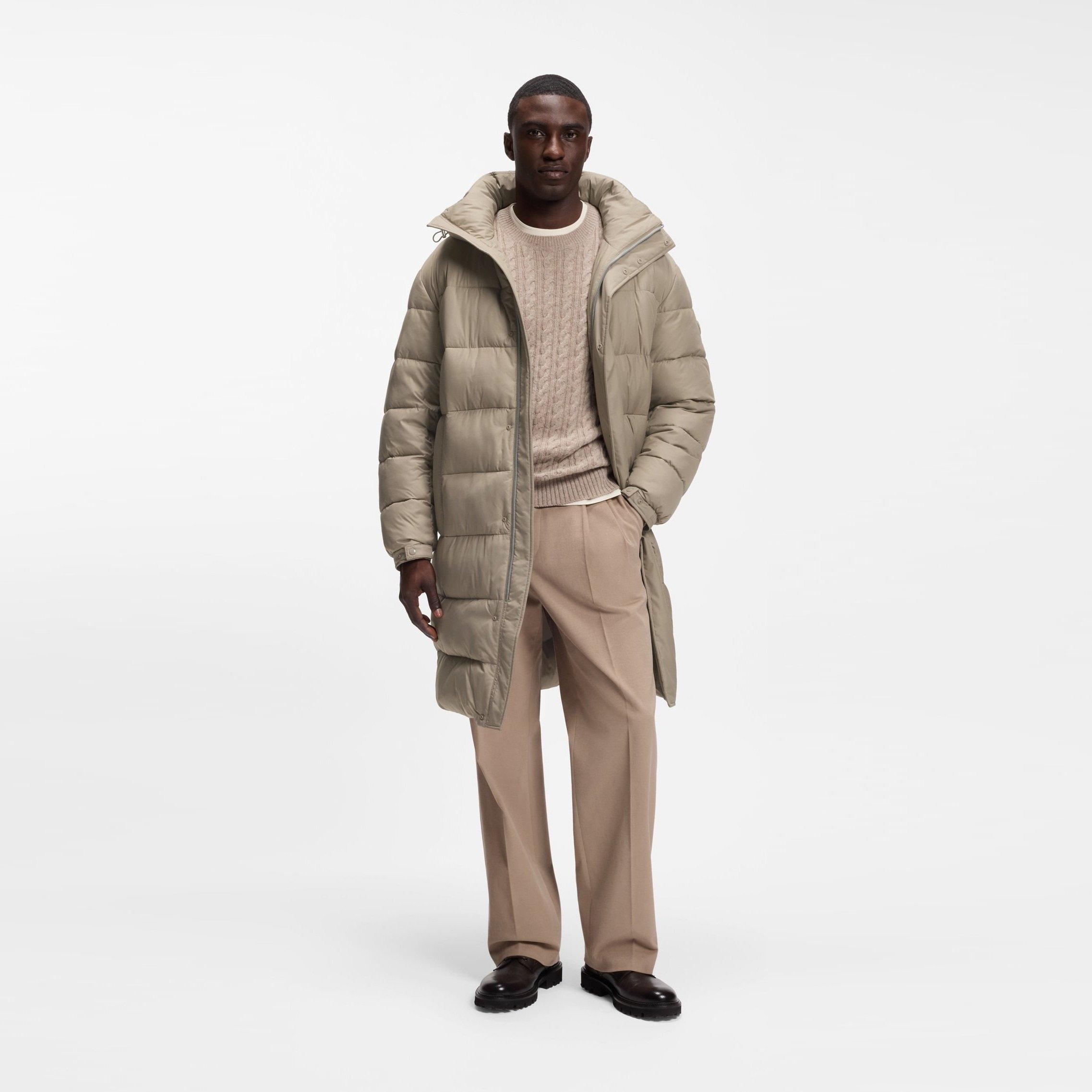 Open Brown 248 - Boss - Men's Carpa Long Puffer Jacket - 6