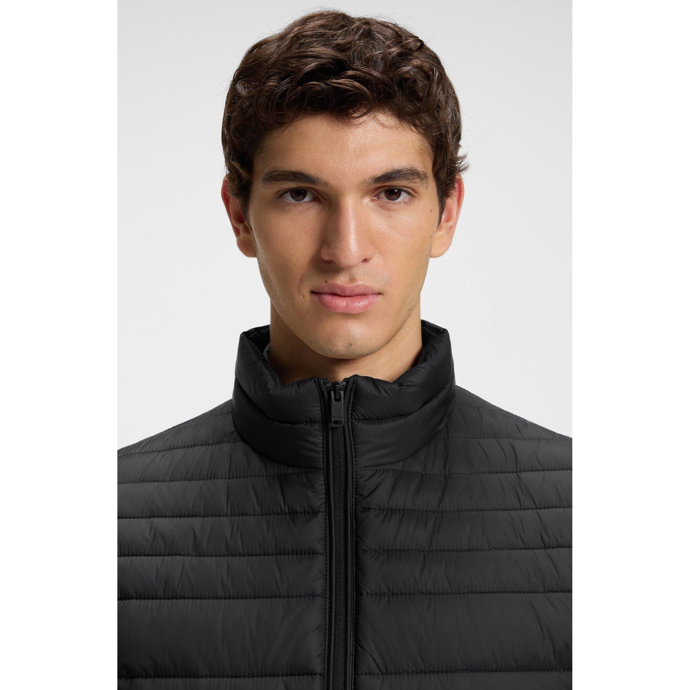 Zwart 001 - Boss - Men's Oden Boss Orange Full-Zip Puffer Jacket - 5