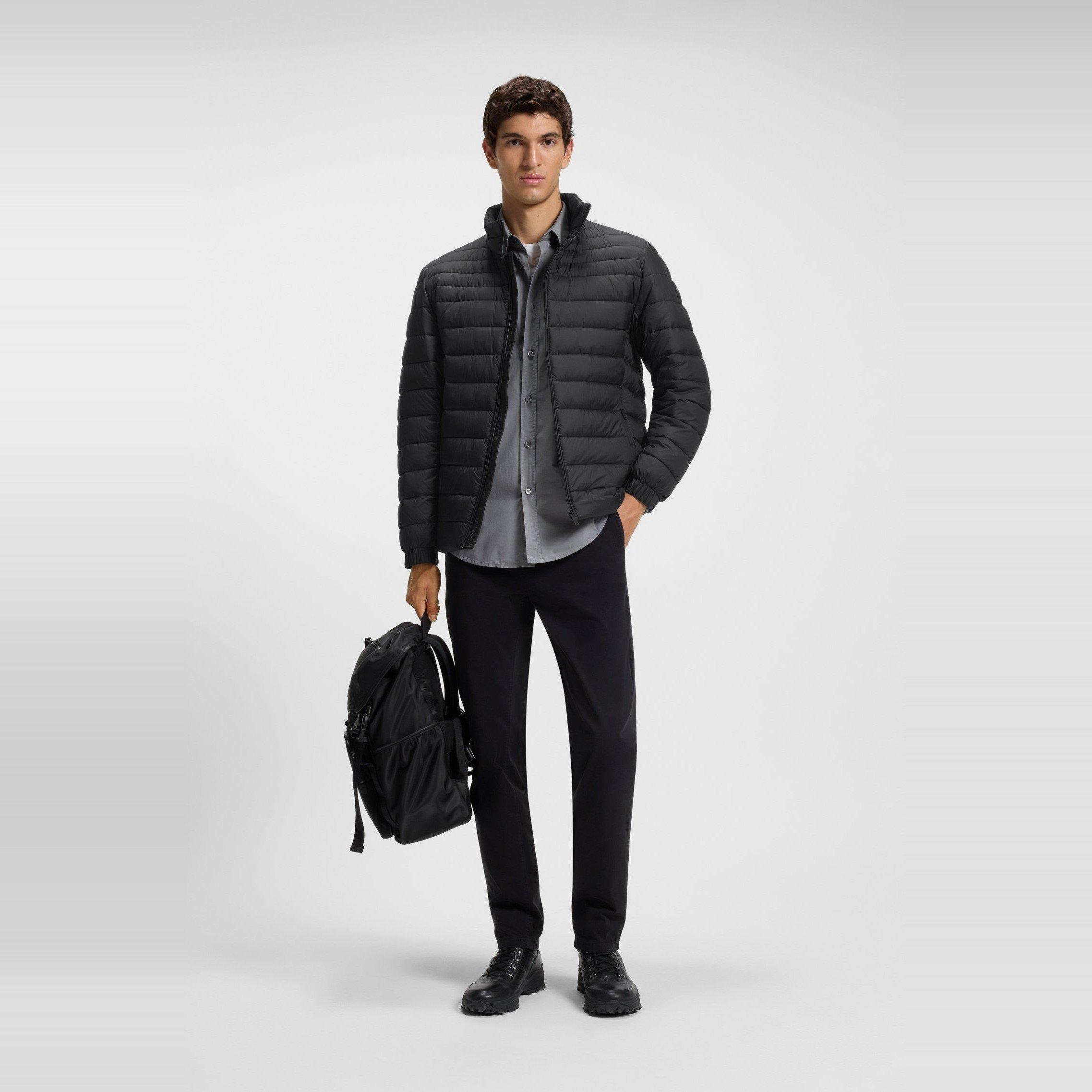Zwart 001 - Boss - Men's Oden Boss Orange Full-Zip Puffer Jacket - 6