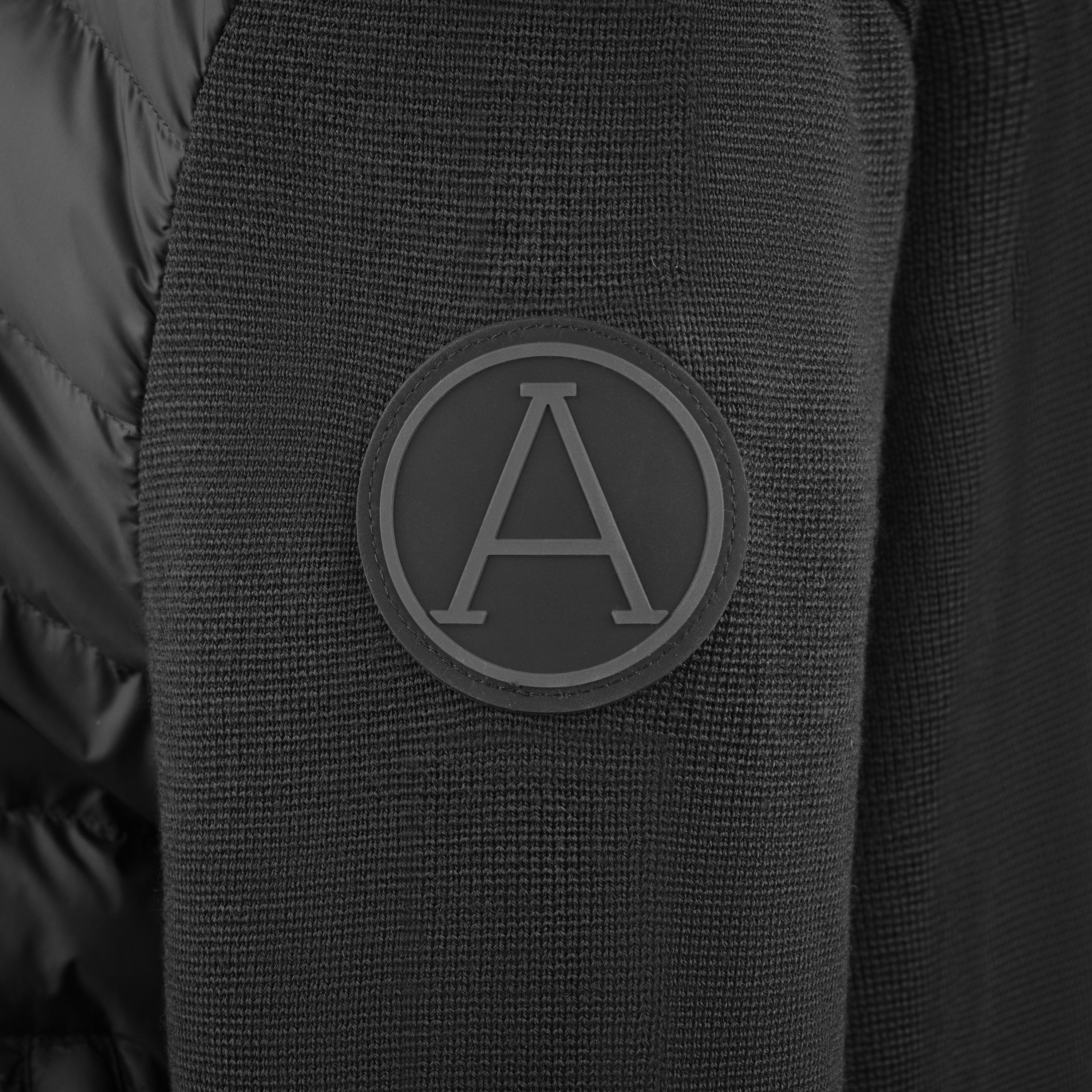 Black - Arctic Army - Men's Ocean Cardigan Full-Zip Hybrid Jacket - 6