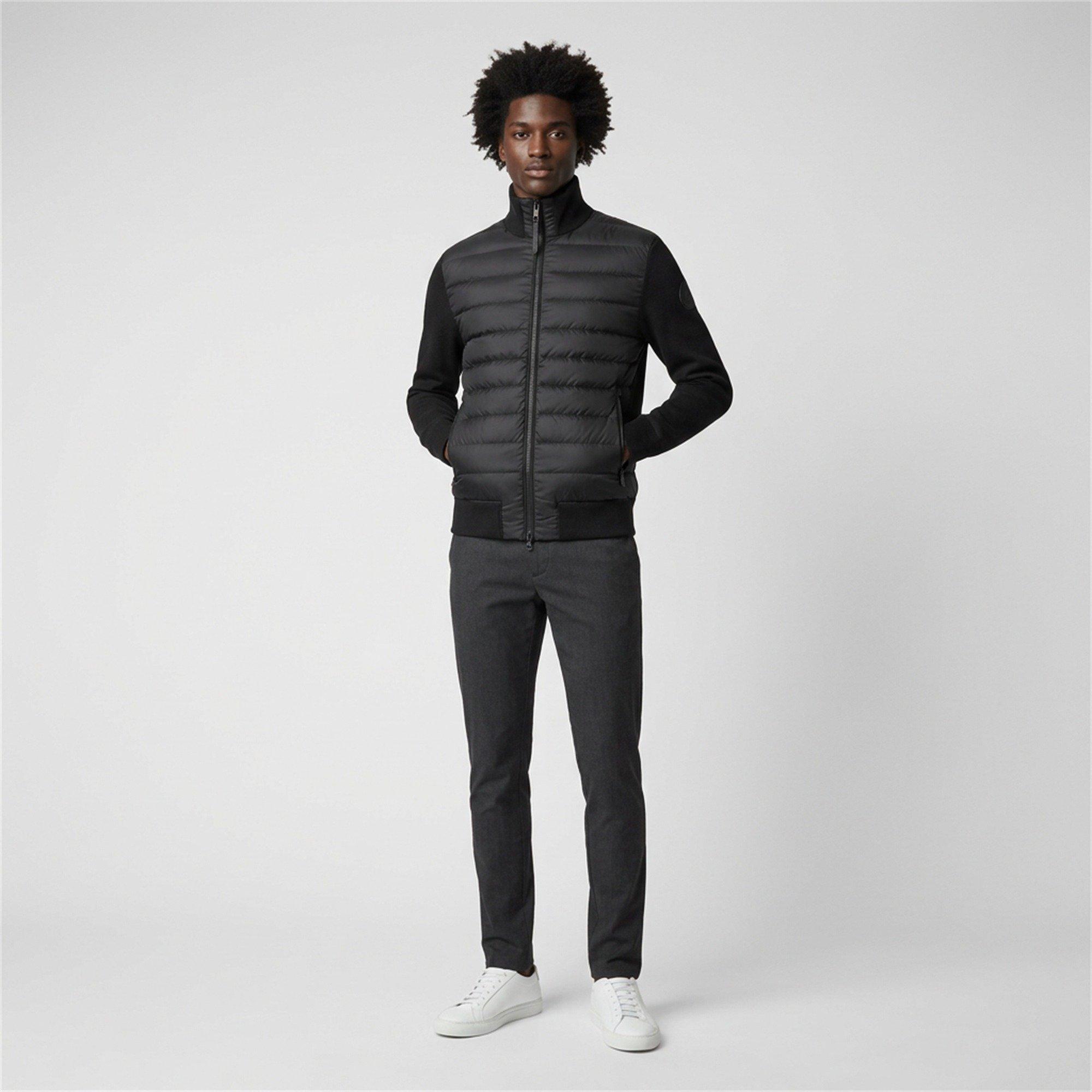 Black - Arctic Army - Men's Ocean Cardigan Full-Zip Hybrid Jacket - 7