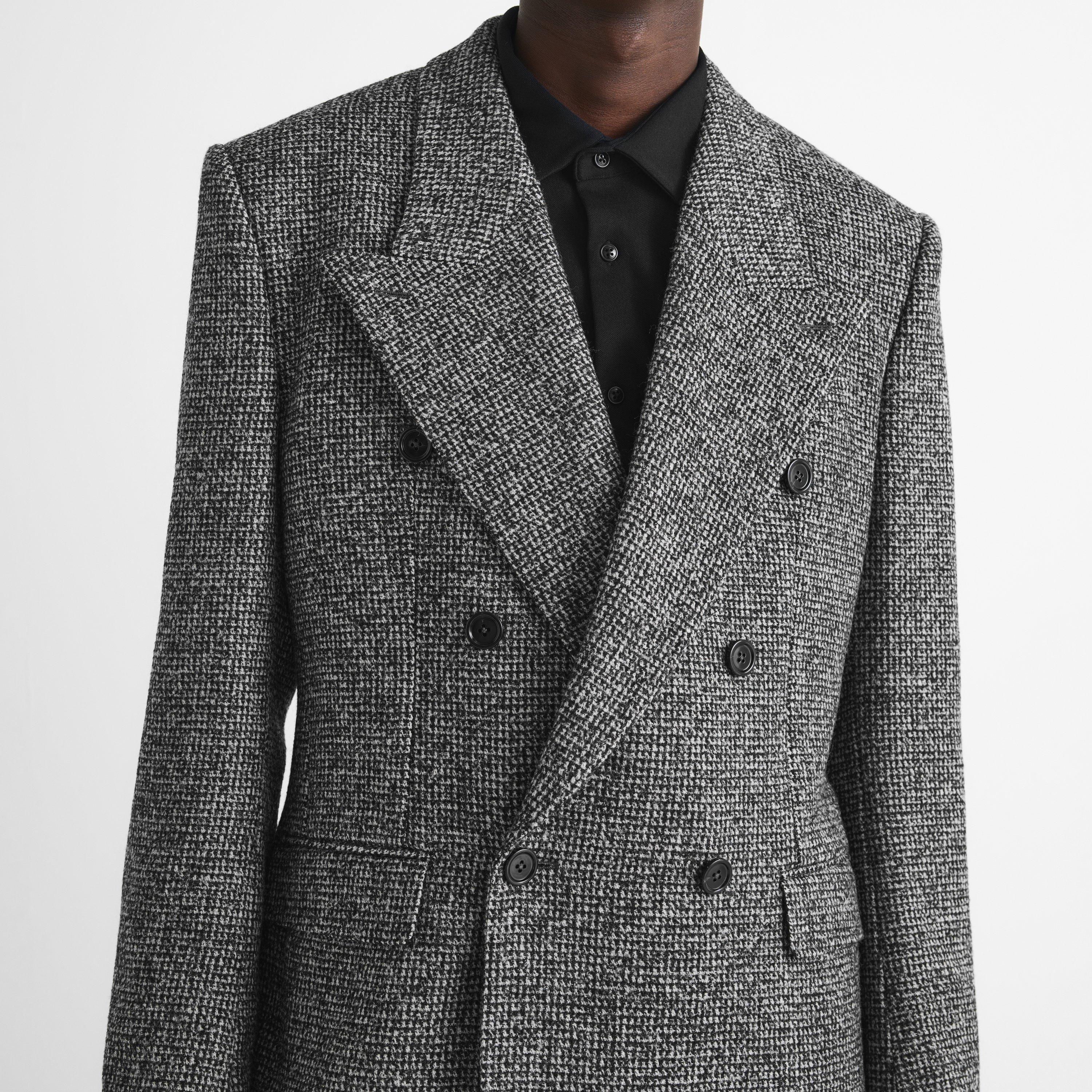 Grey - Dolce and Gabbana - Men's Houndstooth Wool Blazer - 5