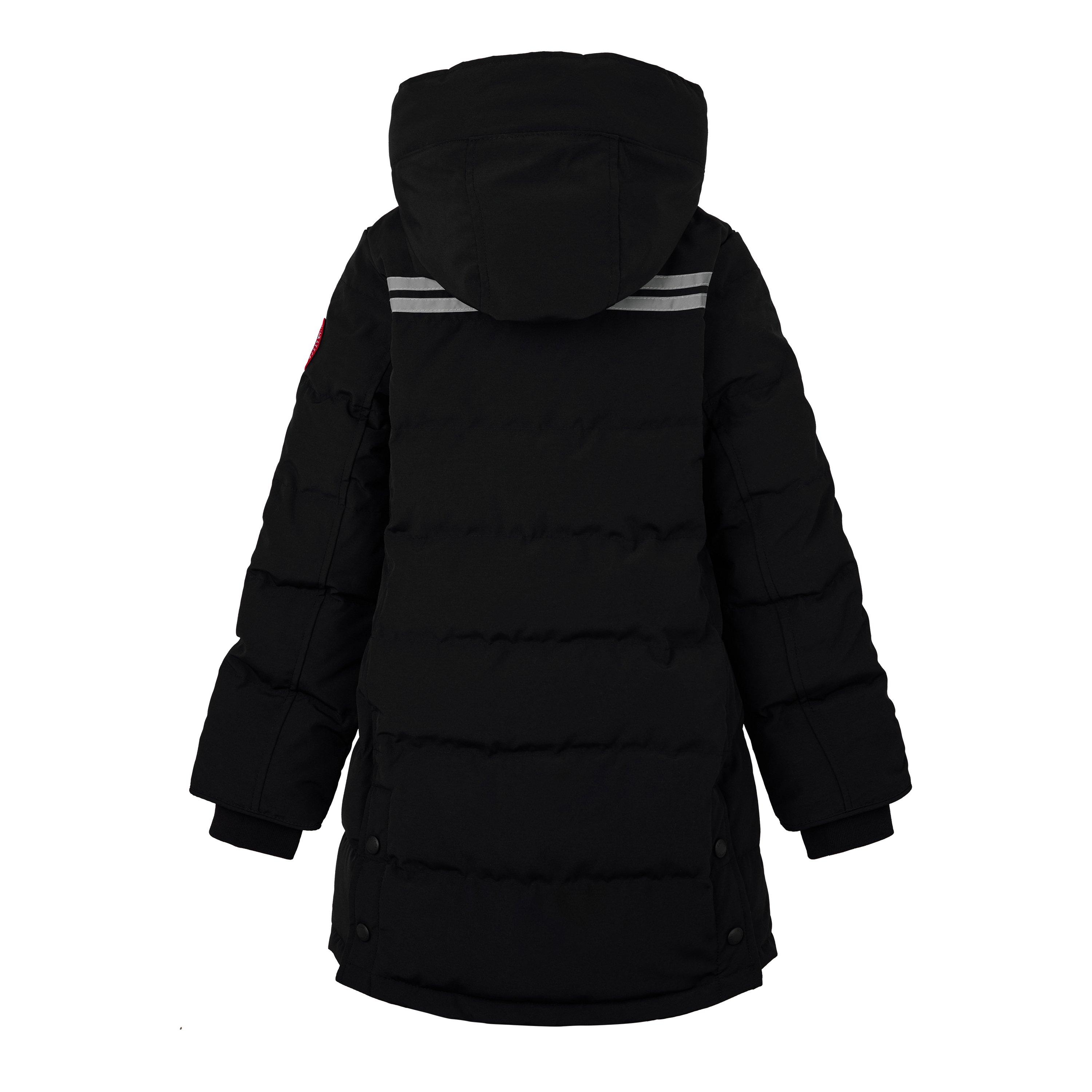 Black 61 - Canada Goose - Unisex Kids Juniper Waterproof Down Filled Long Sleeve Parka - 2