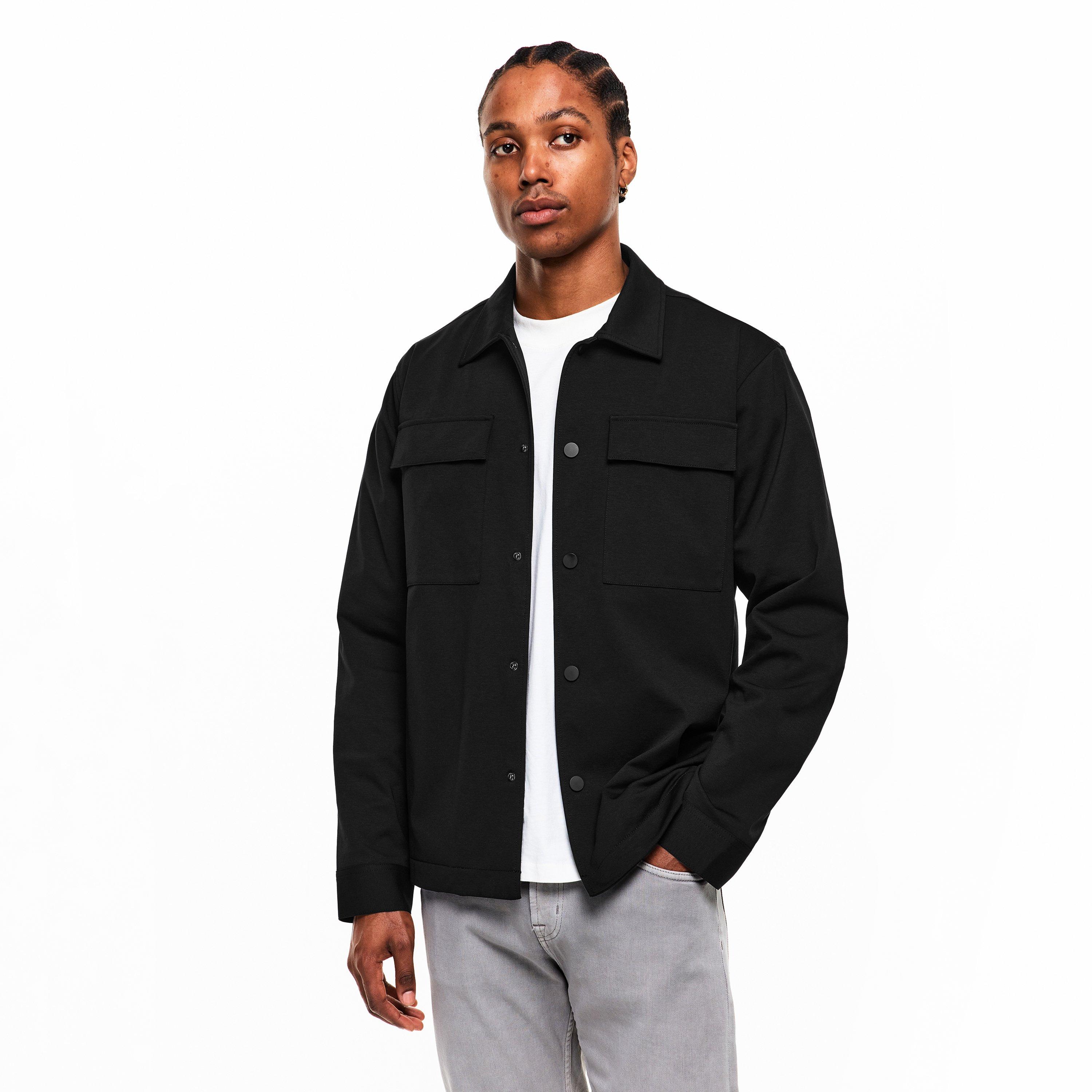 Dbl Knit Black - 7 For All Mankind - 7FAM Overshirt Sn62 - 3