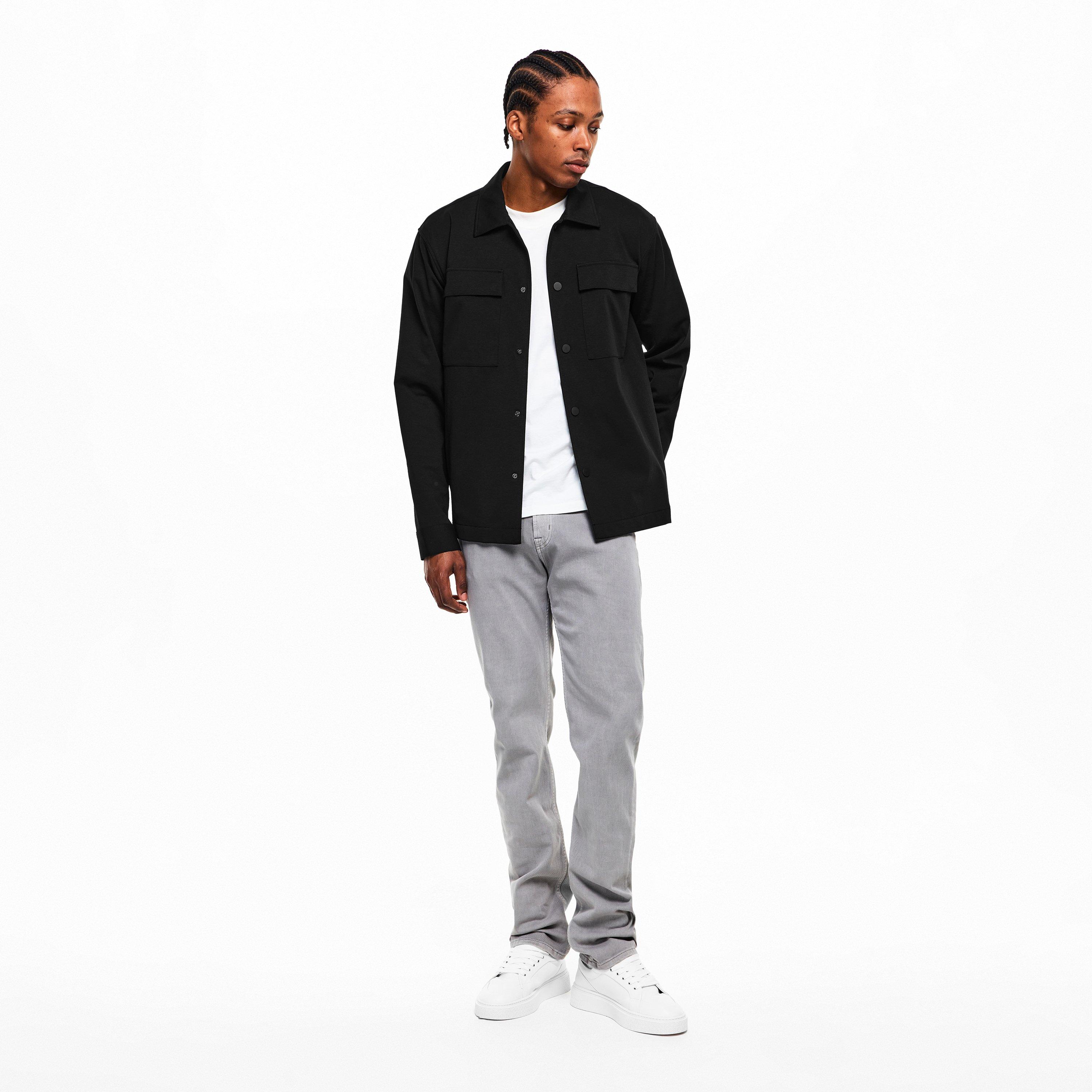 Dbl Knit Black - 7 For All Mankind - 7FAM Overshirt Sn62 - 6