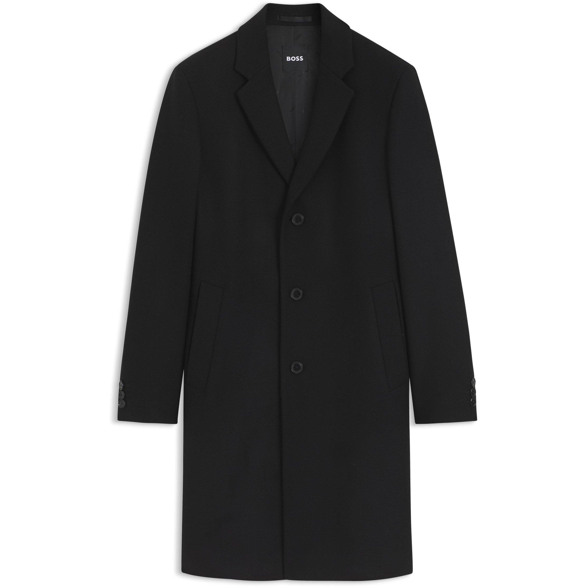 Black 001 - Boss - HBB Hyde 264 Coat Sn64