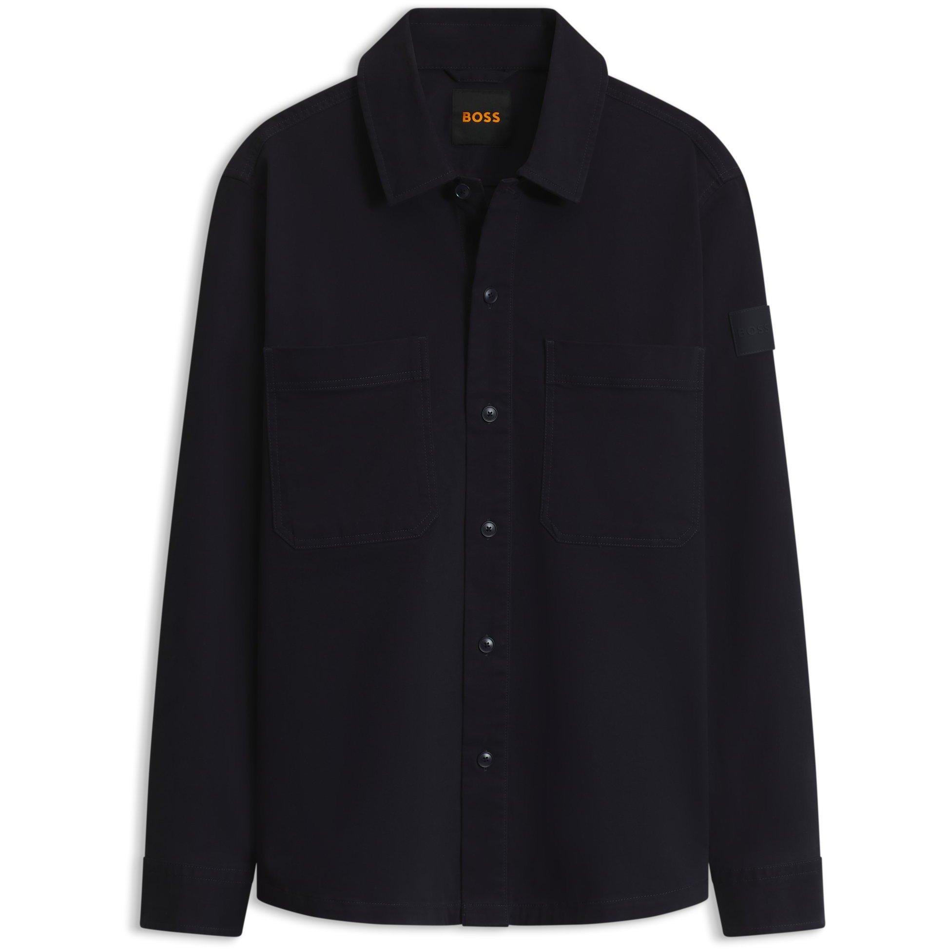 Dark Blue 404 - Boss - HBO Locky Overshirt Sn64