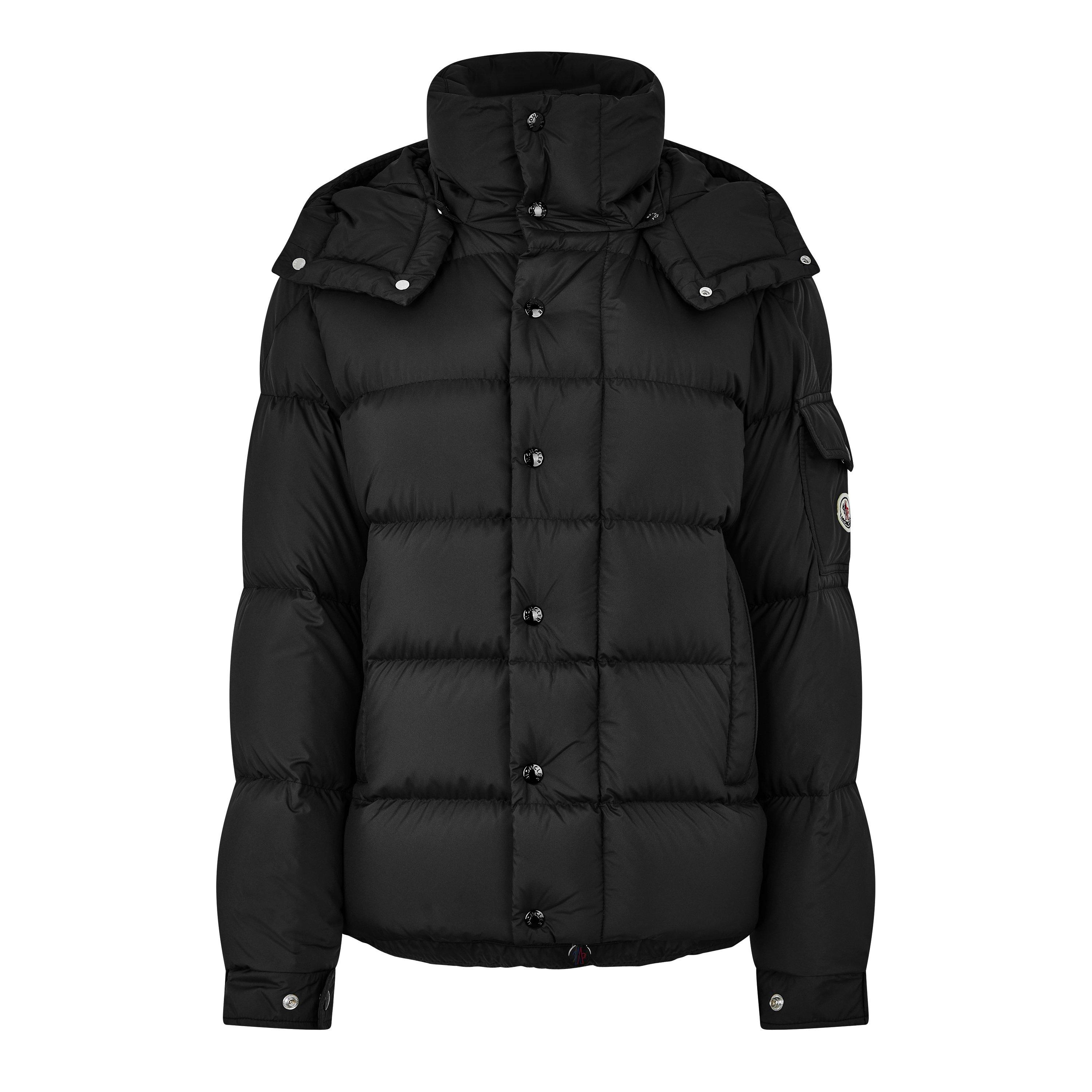 Black 999 - Moncler - Women's Maya 70th Anniversary Down Detachable Hood Short Puffer Jacket - 7