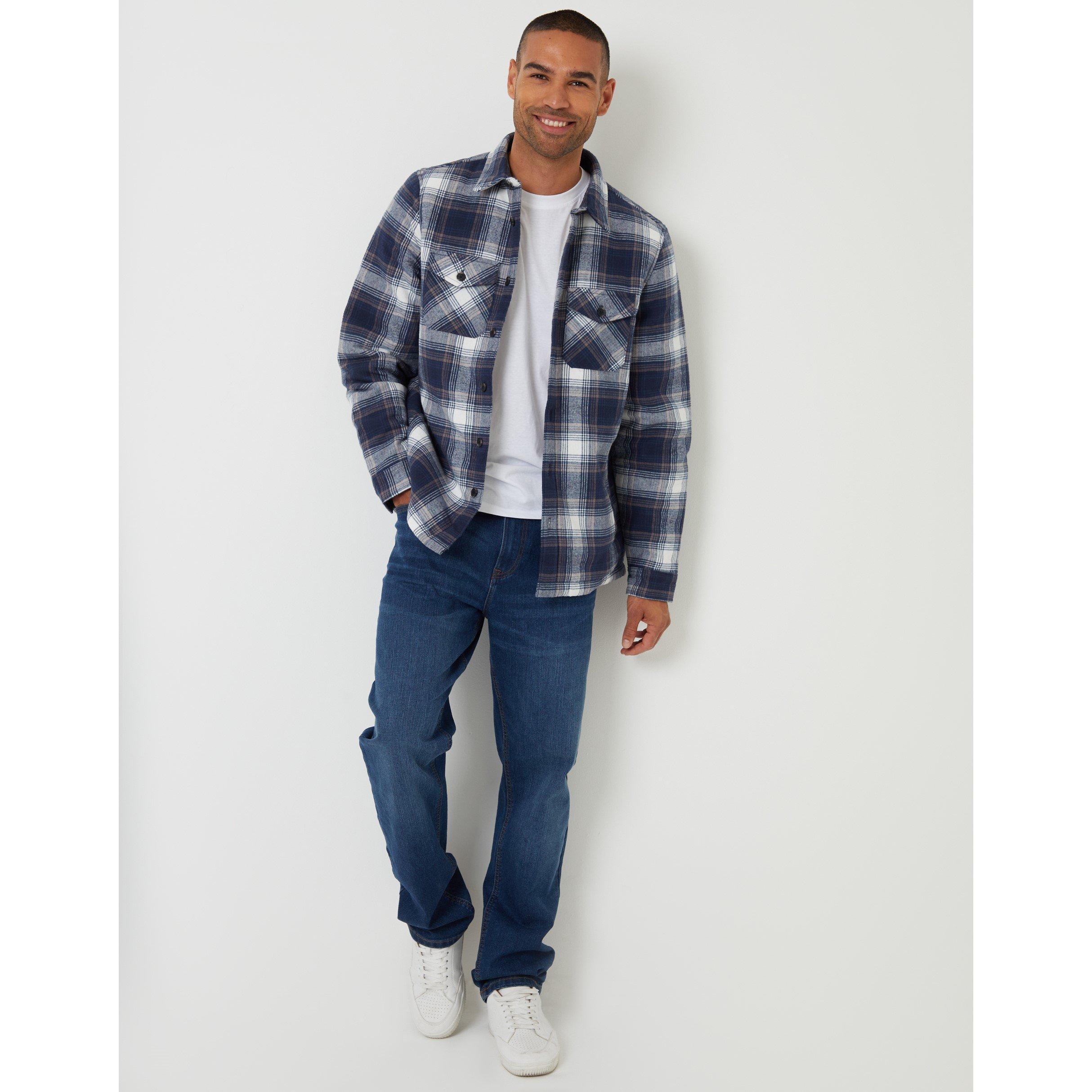 Cuadros azul marino - Threadbare - France Shacket Sn62 - 2