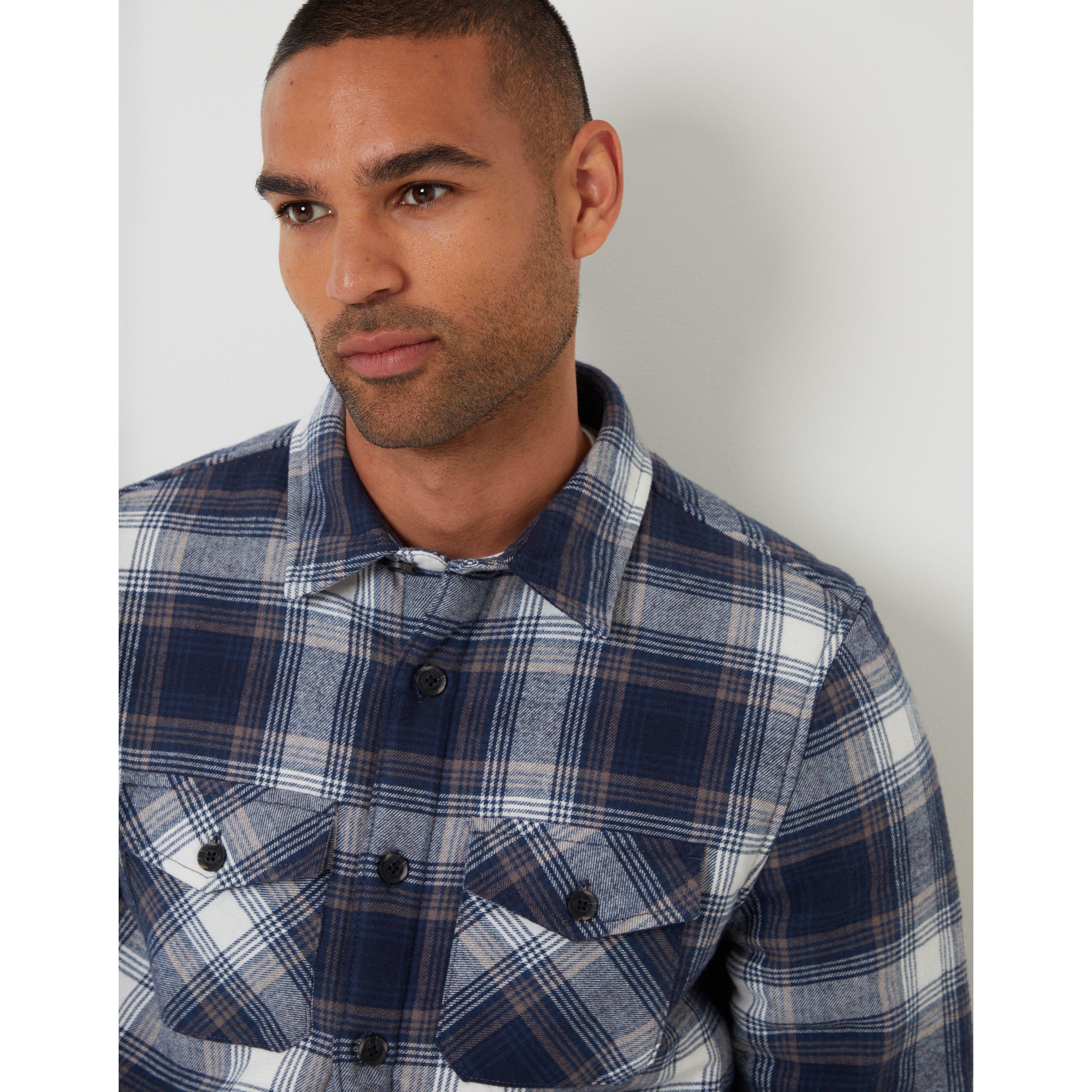 Cuadros azul marino - Threadbare - France Shacket Sn62 - 4