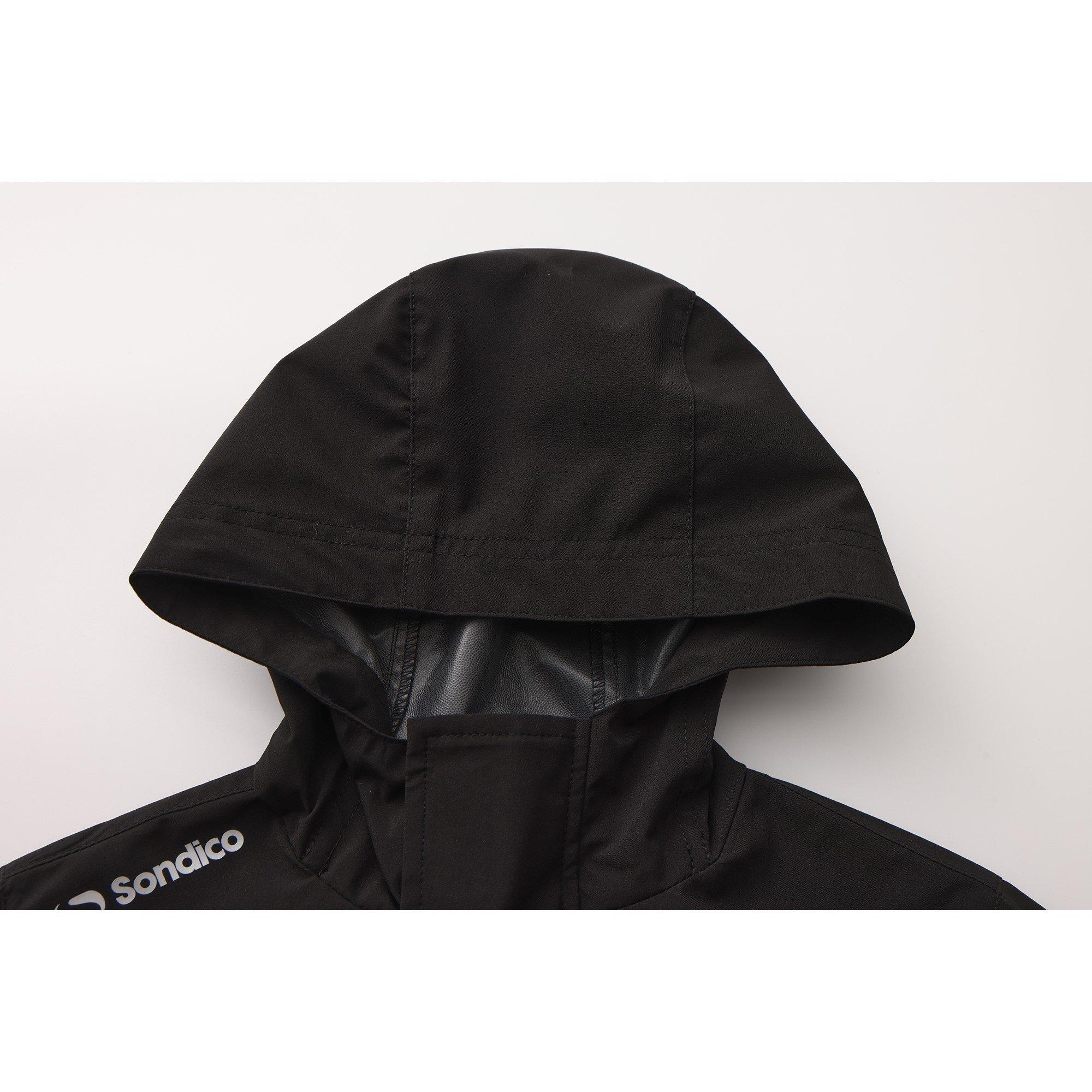 Black - Sondico - Junior Rain Jacket - 5