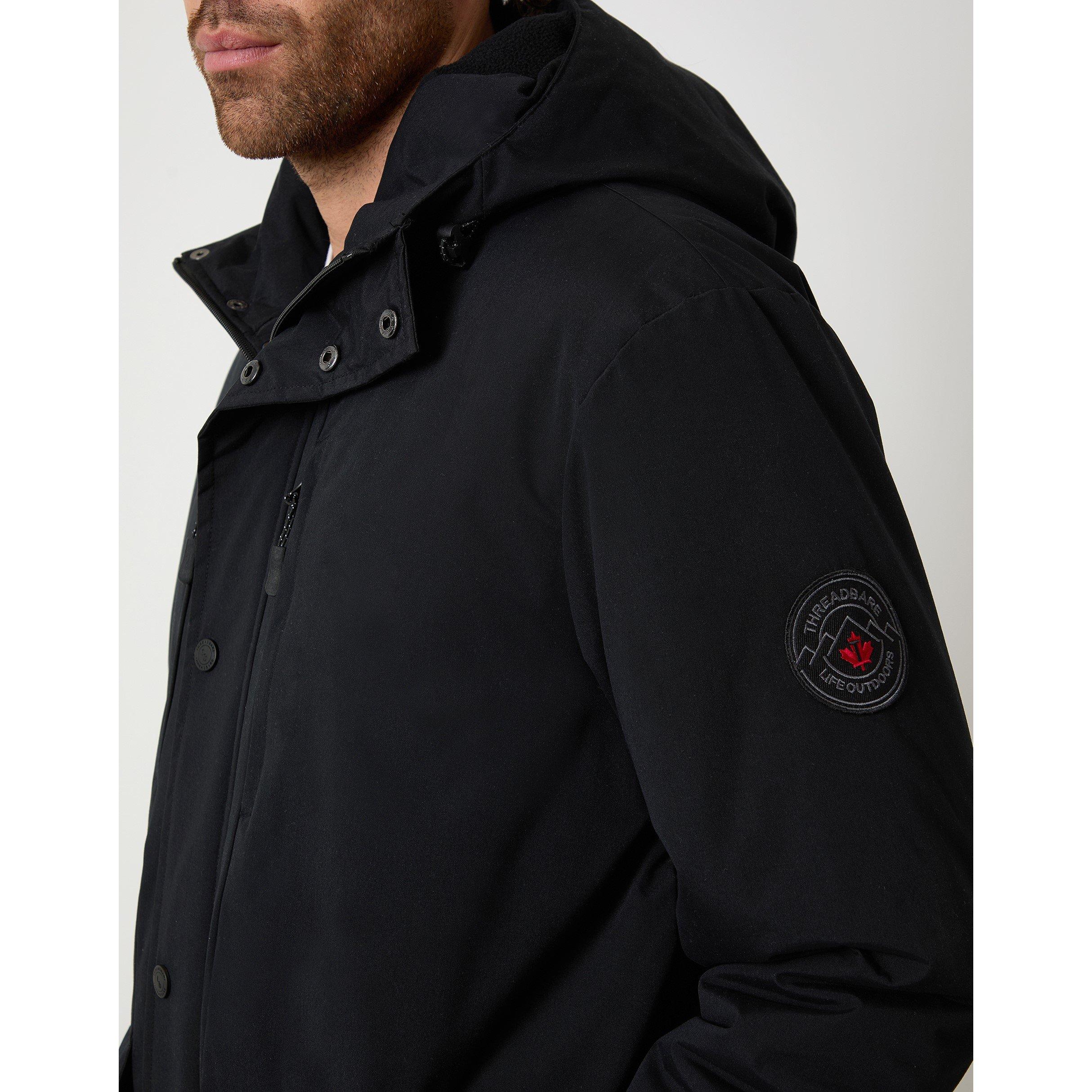 Zwart - Threadbare - TB Reynold Parka - 4