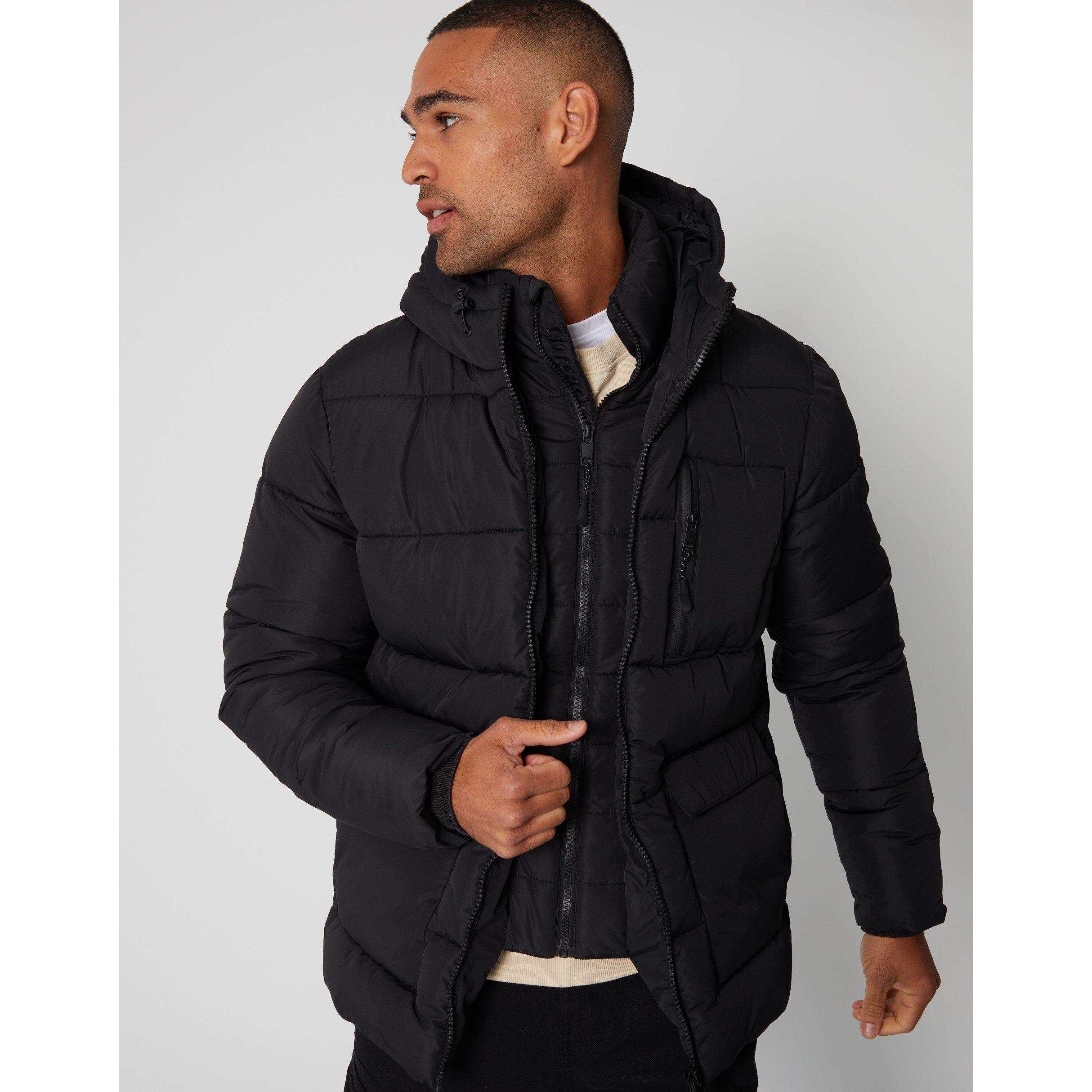 Black - Threadbare - Men's TB Charleston Quilted Jacket - 1