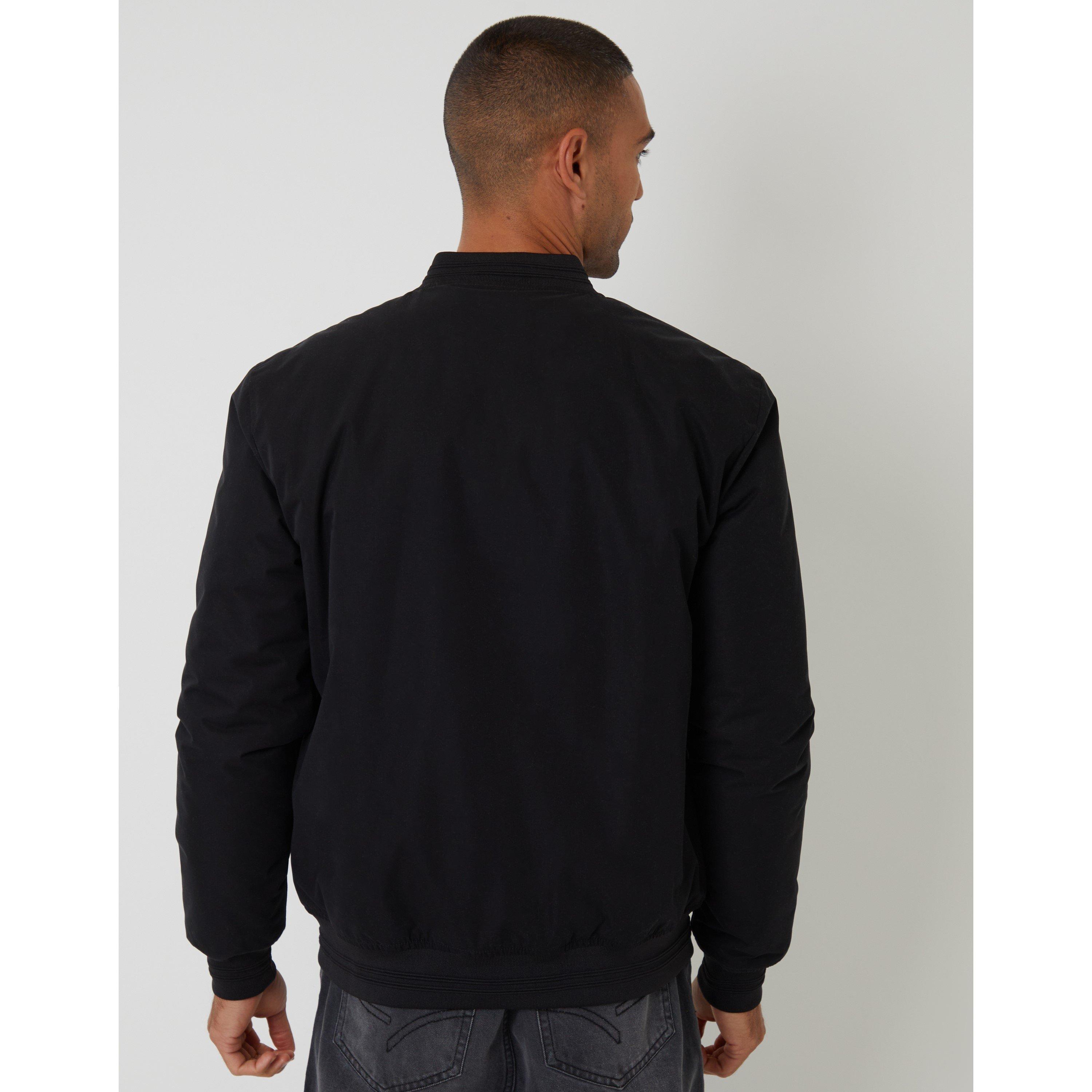 Black - Threadbare - Men's TB Starmer Bomber Jacket - 3