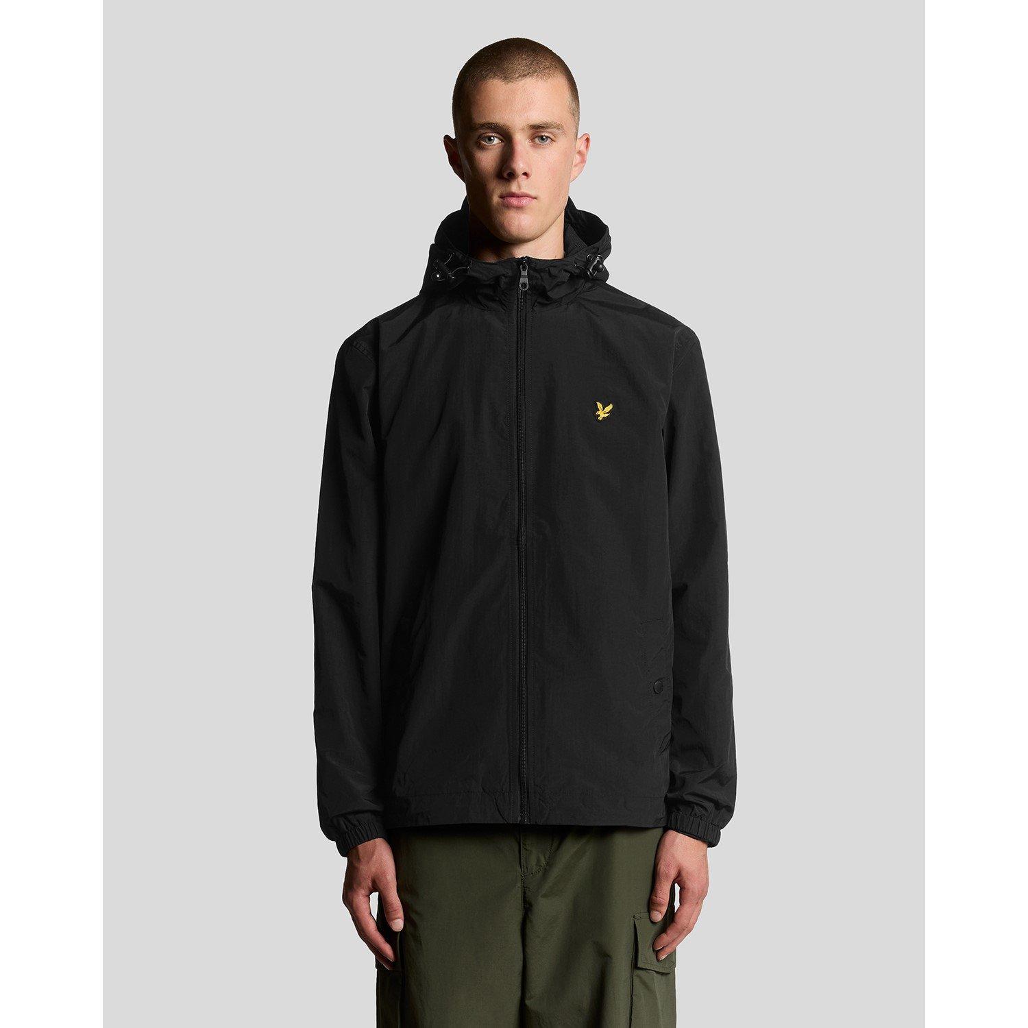 Jet Black - Lyle and Scott - Men's Rain Anorak Jacket - 1