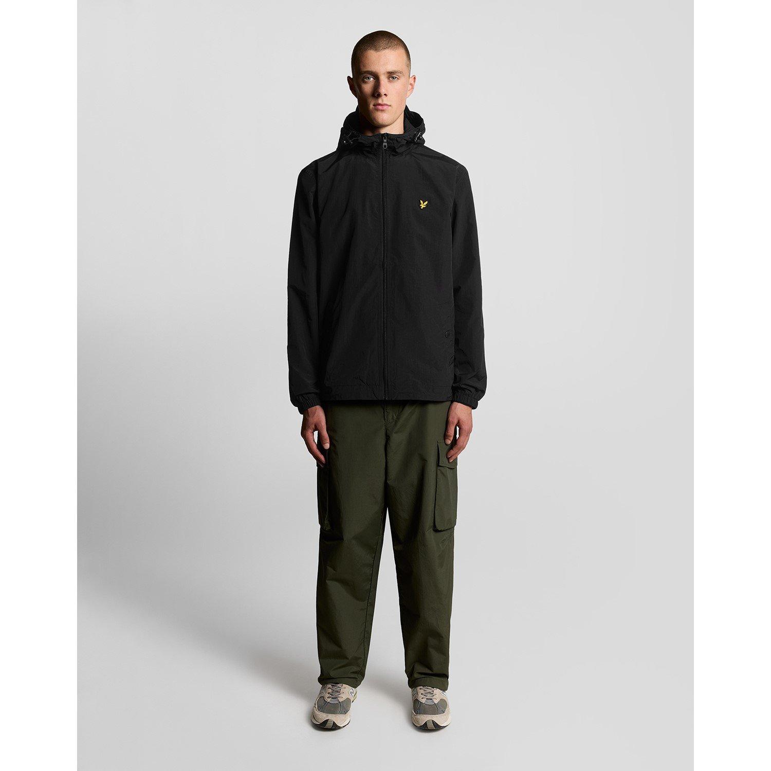 Jet Black - Lyle and Scott - Men's Rain Anorak Jacket - 3