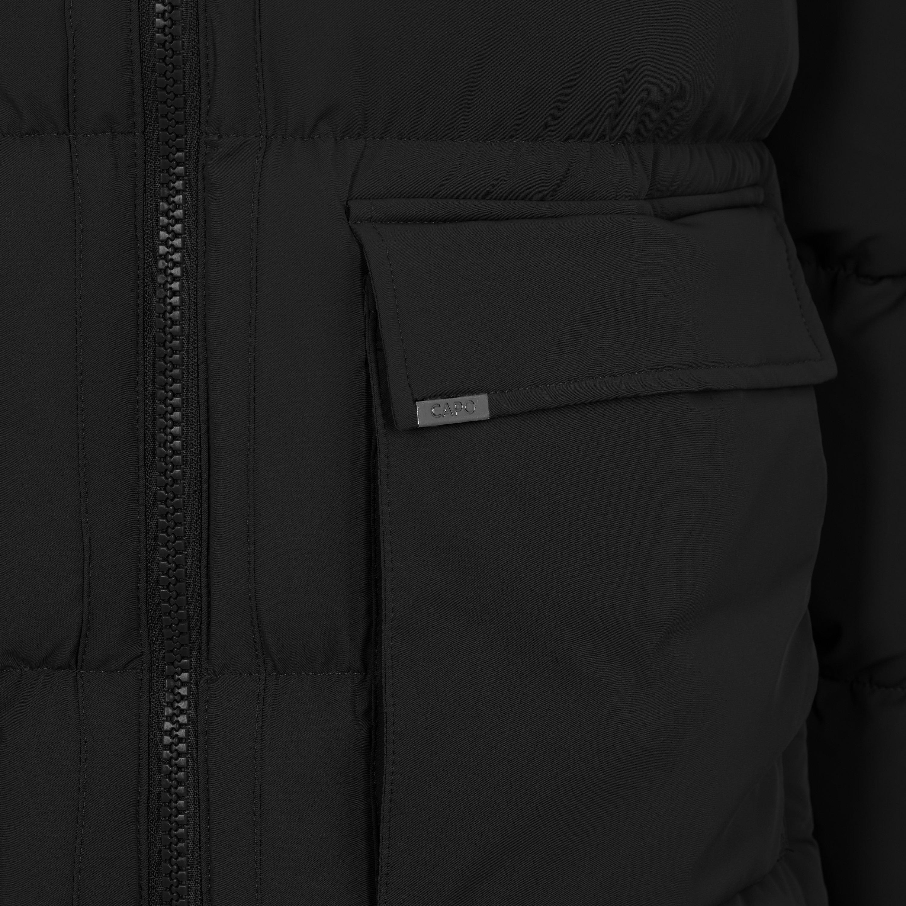 Black - CAPO - CAPO Puffer Jacket Sn54 - 3