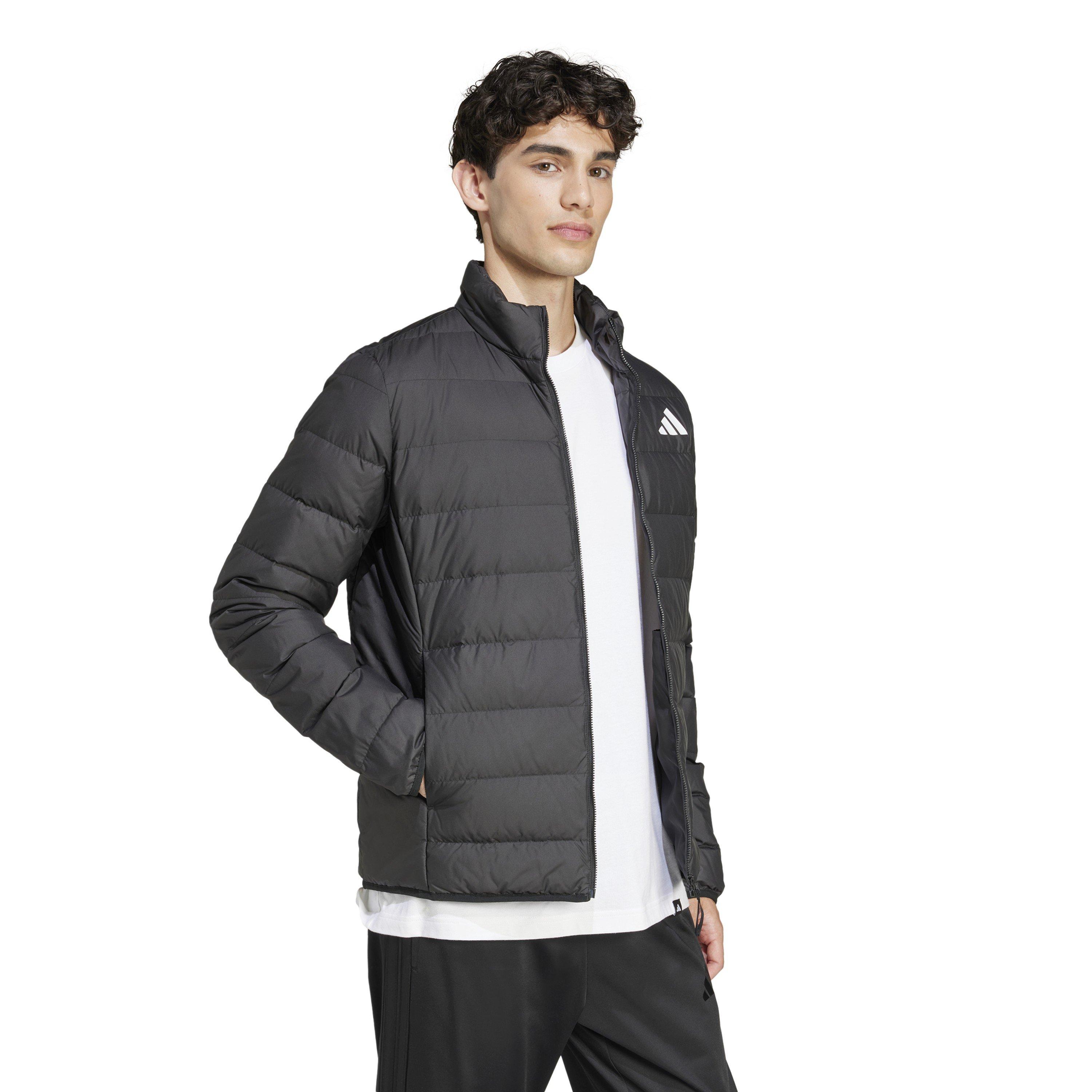 Black - adidas - Essentials Light Down Jacket Mens - 6