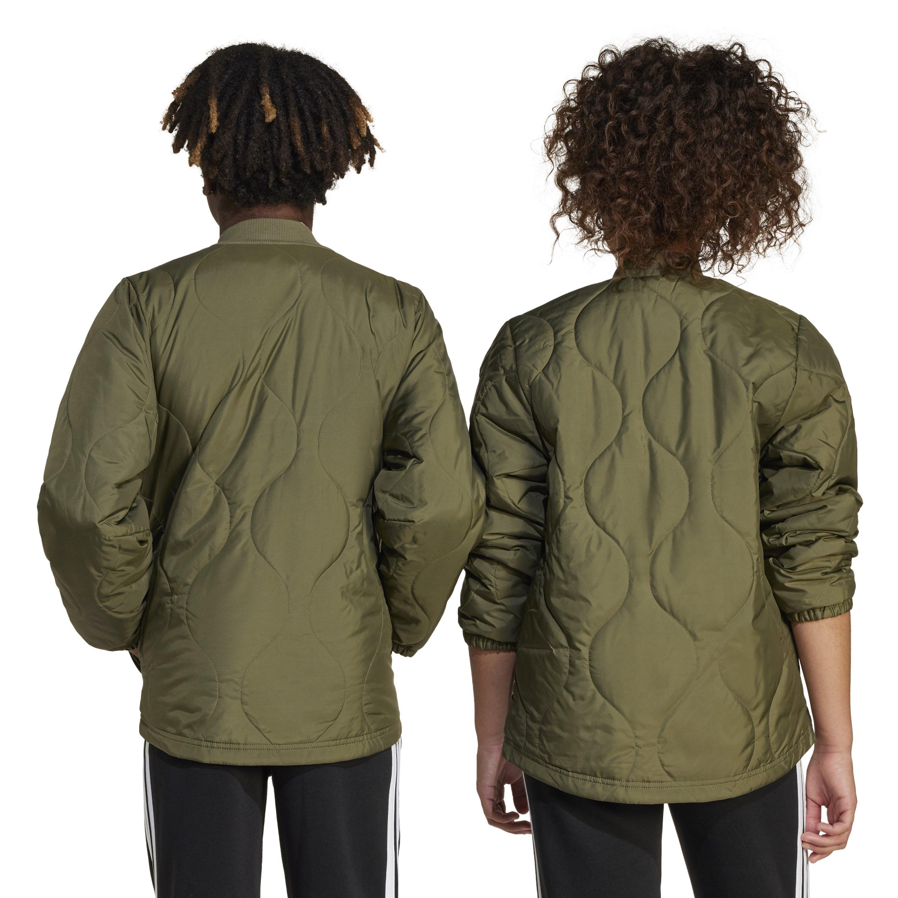 Olijf/Zwart - adidas - J Lt Pad Jkt Jn99 - 3