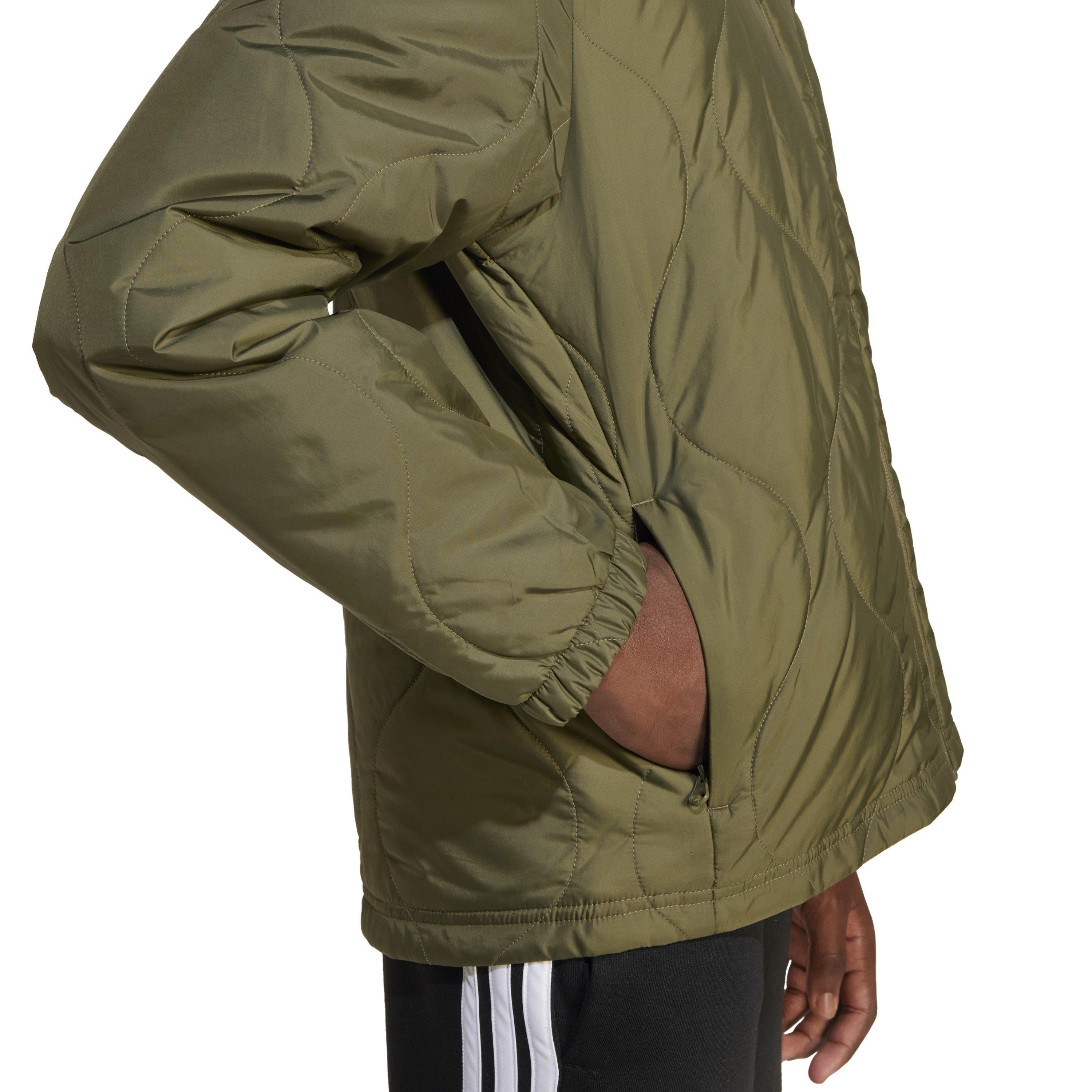 Olijf/Zwart - adidas - J Lt Pad Jkt Jn99 - 8