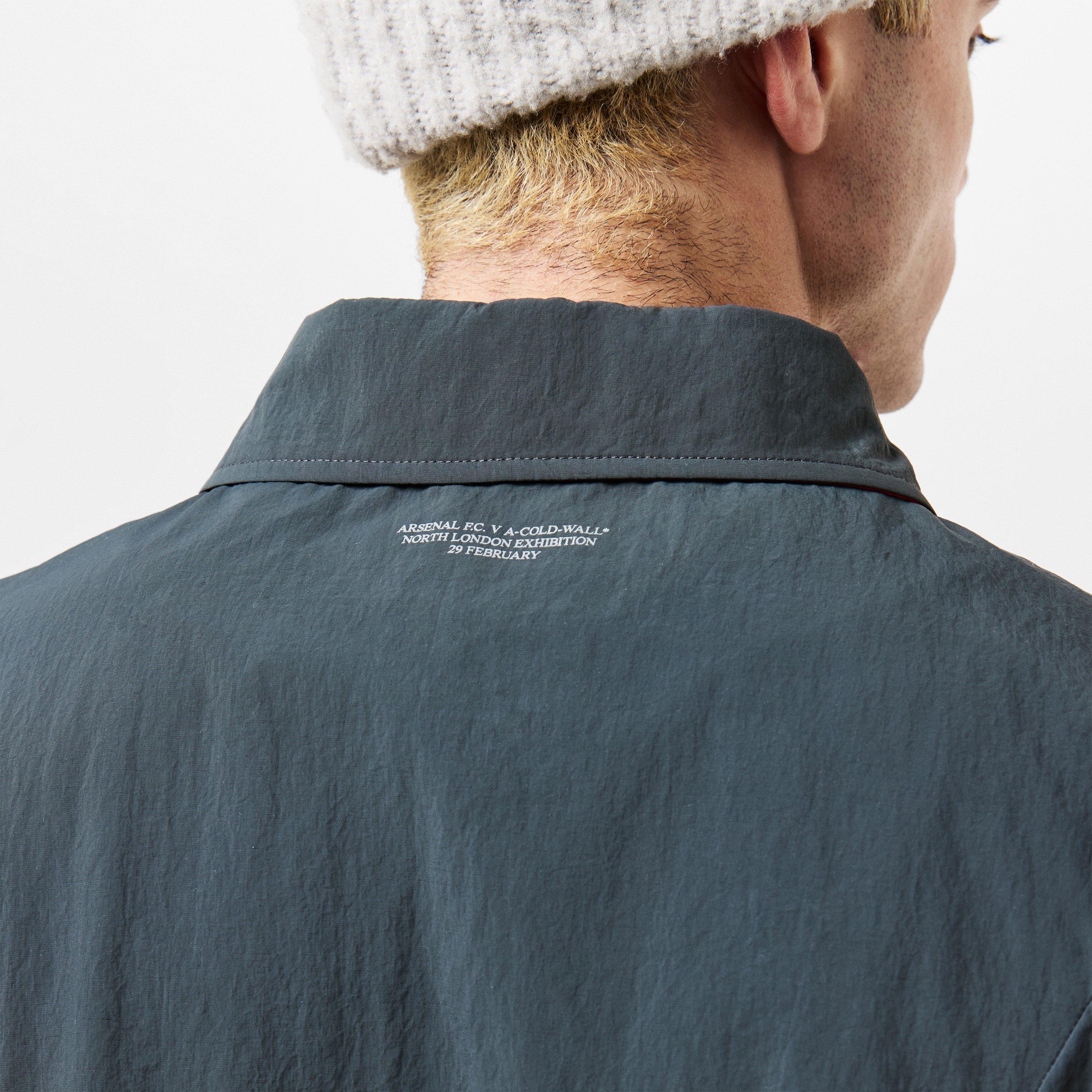 Slate 0045 - A-COLD-WALL - Men's Terrace Arsenal FC Long Sleeve Harrington Jacket - 5