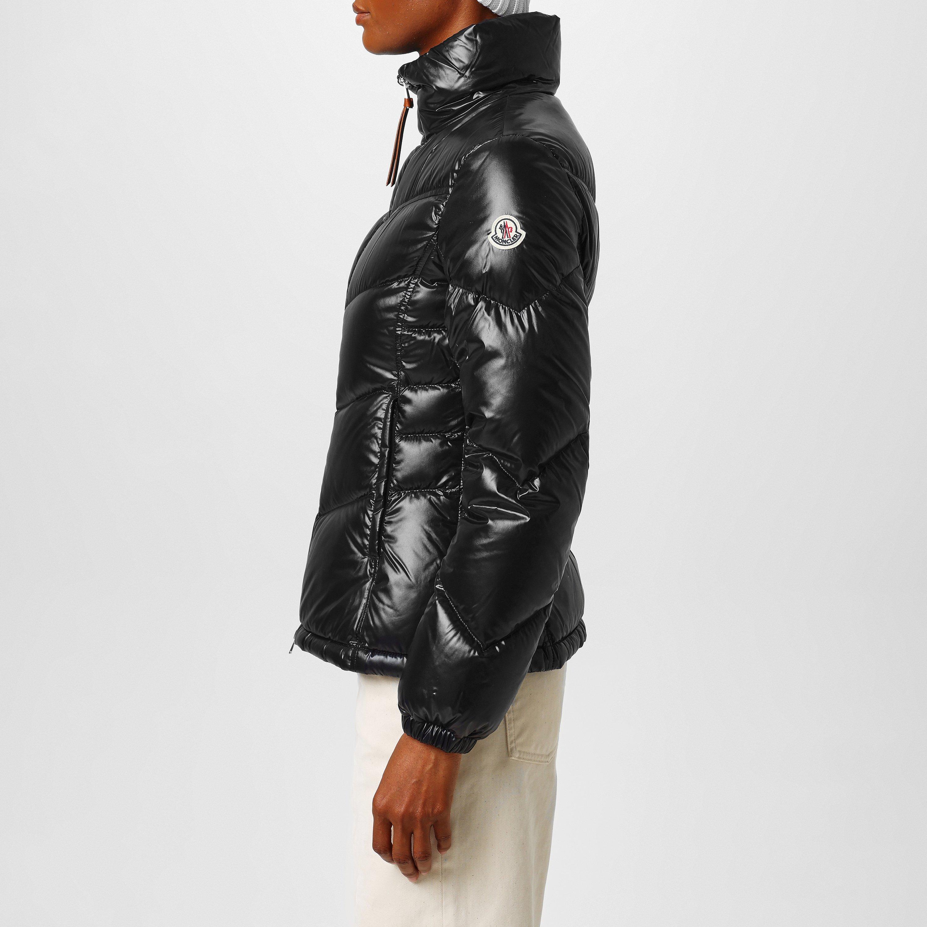 Black 999 - Moncler - Women's Gast Duck Down Long Sleeve Short Puffer Jacket - 2