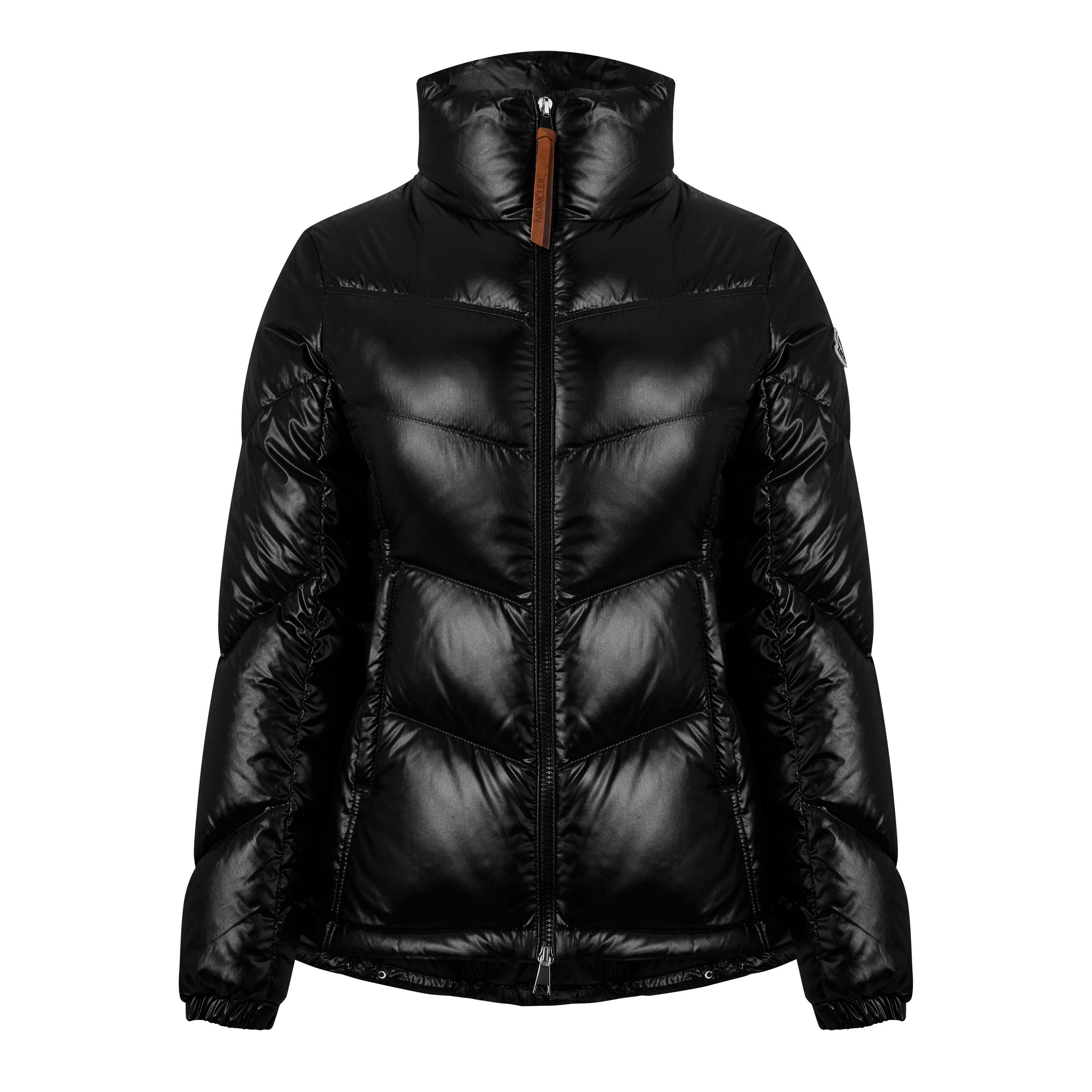 Black 999 - Moncler - Women's Gast Duck Down Long Sleeve Short Puffer Jacket - 5