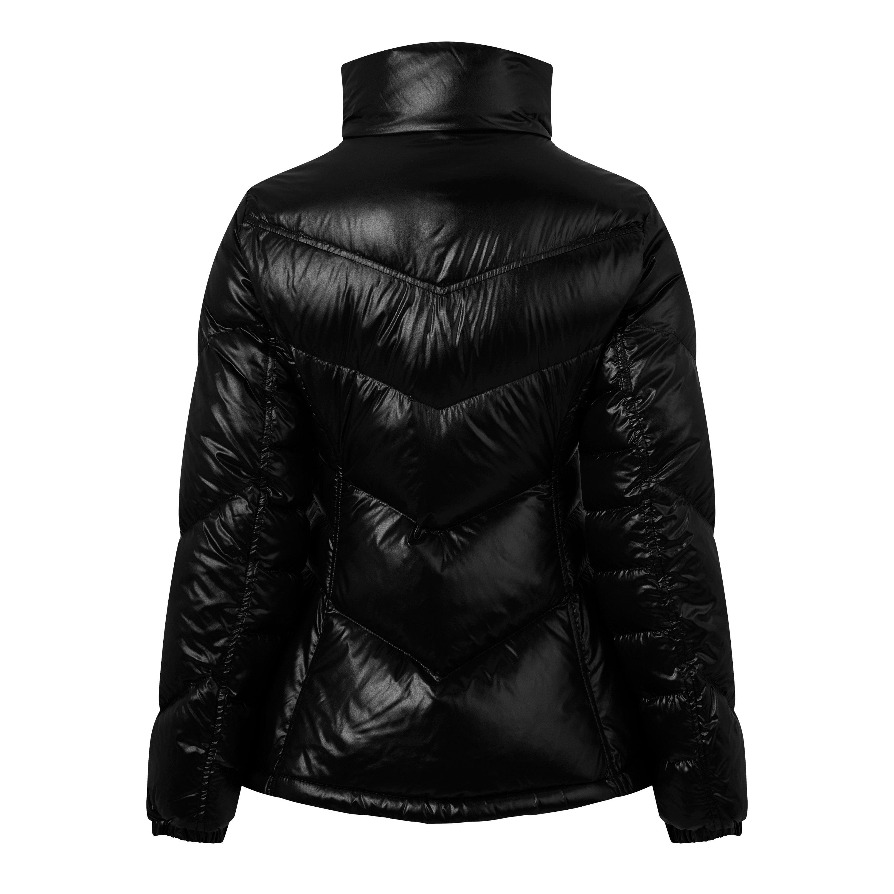 Black 999 - Moncler - Women's Gast Duck Down Long Sleeve Short Puffer Jacket - 6