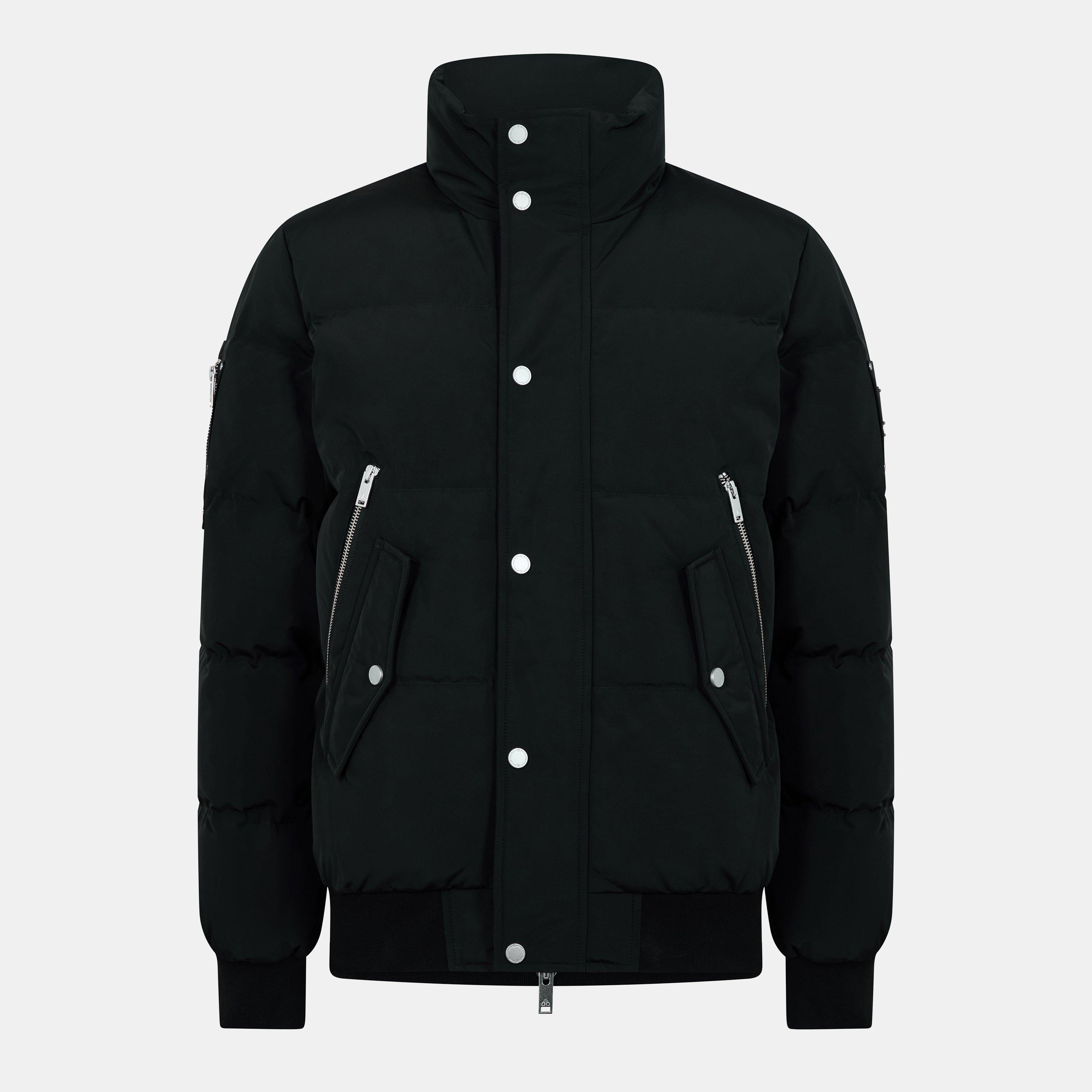 Moose Knuckles Men's Bomber Jacket -  Black - Small