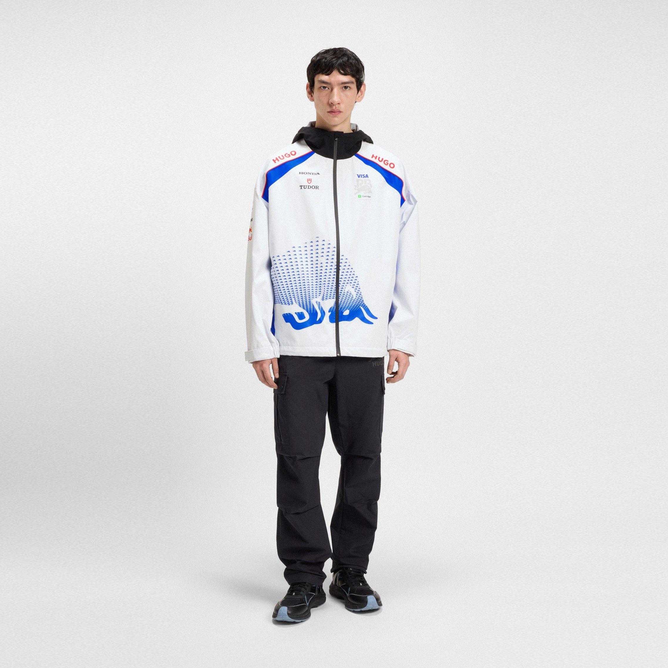 White - Hugo - Men's J Rain Formal Coat - 7