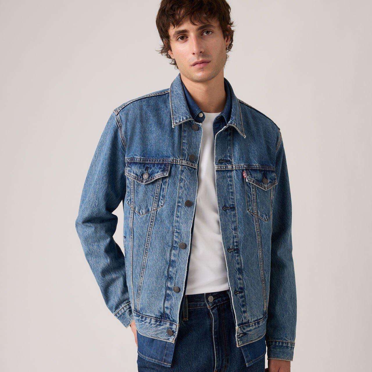 Washed Away - Levis - Men's Trucker Cotton Long Sleeve Denim Jacket - 3