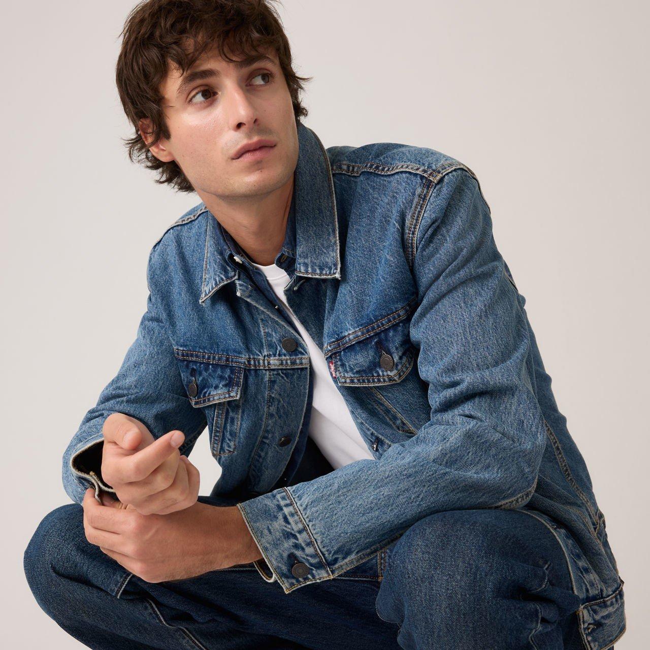 Washed Away - Levis - Men's Trucker Cotton Long Sleeve Denim Jacket - 5