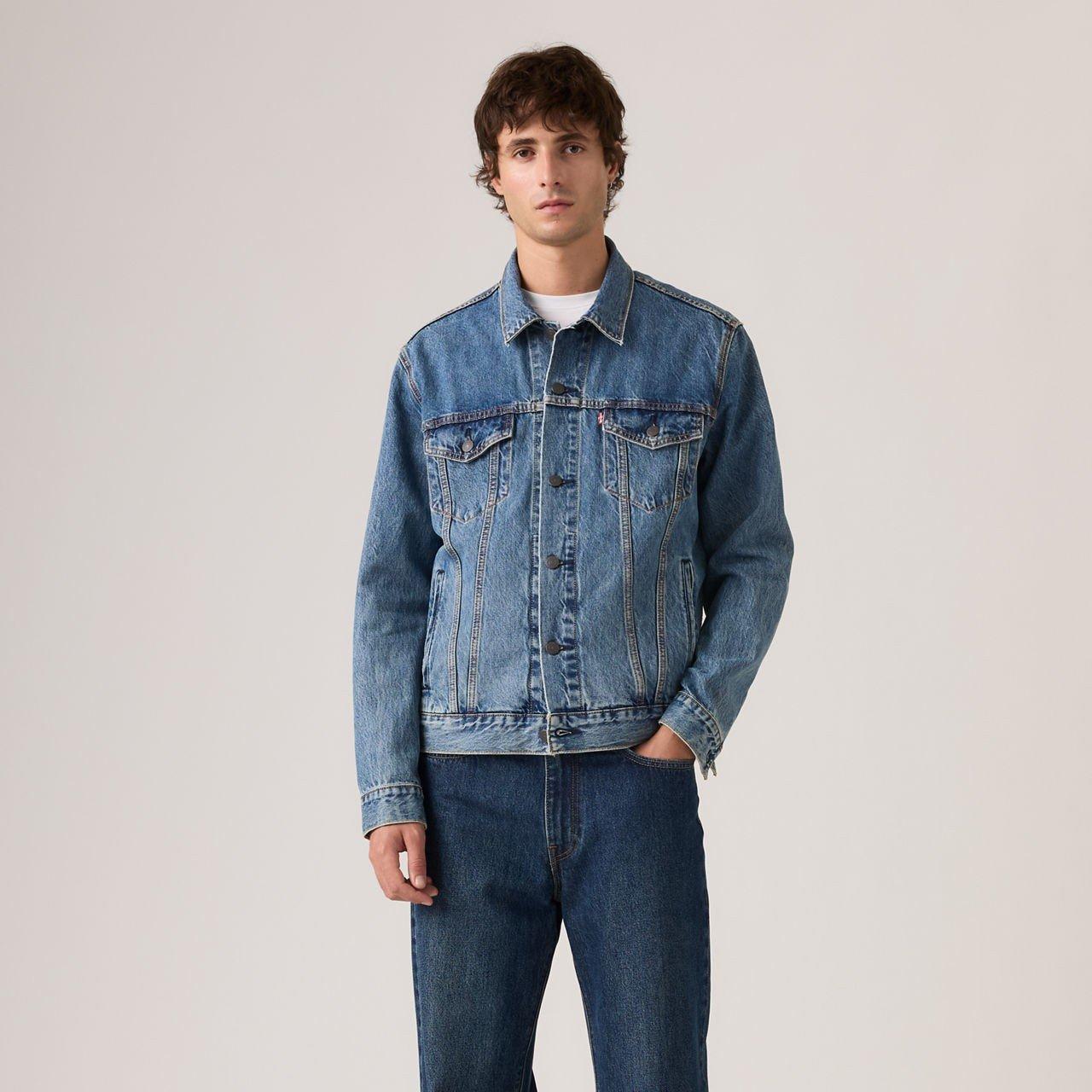 Washed Away - Levis - Men's Trucker Cotton Long Sleeve Denim Jacket - 6