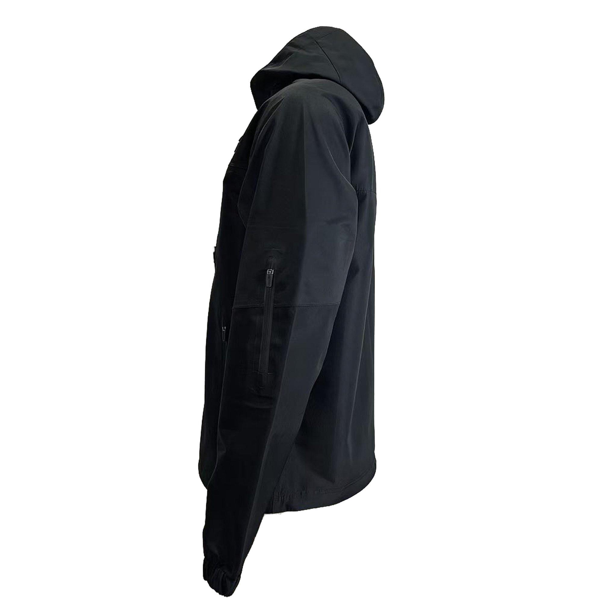 Black - No Fear - The No Fear Rain Anorak Jacket Mens - 3