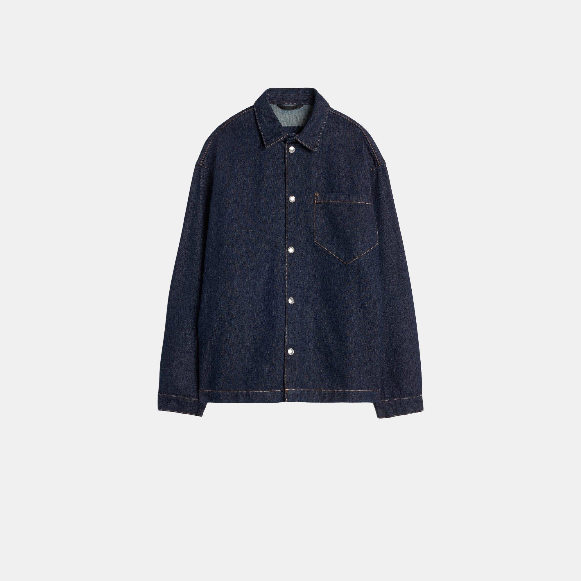Dark Blue - 7 For All Mankind - Men's Denim Overshirt - 1