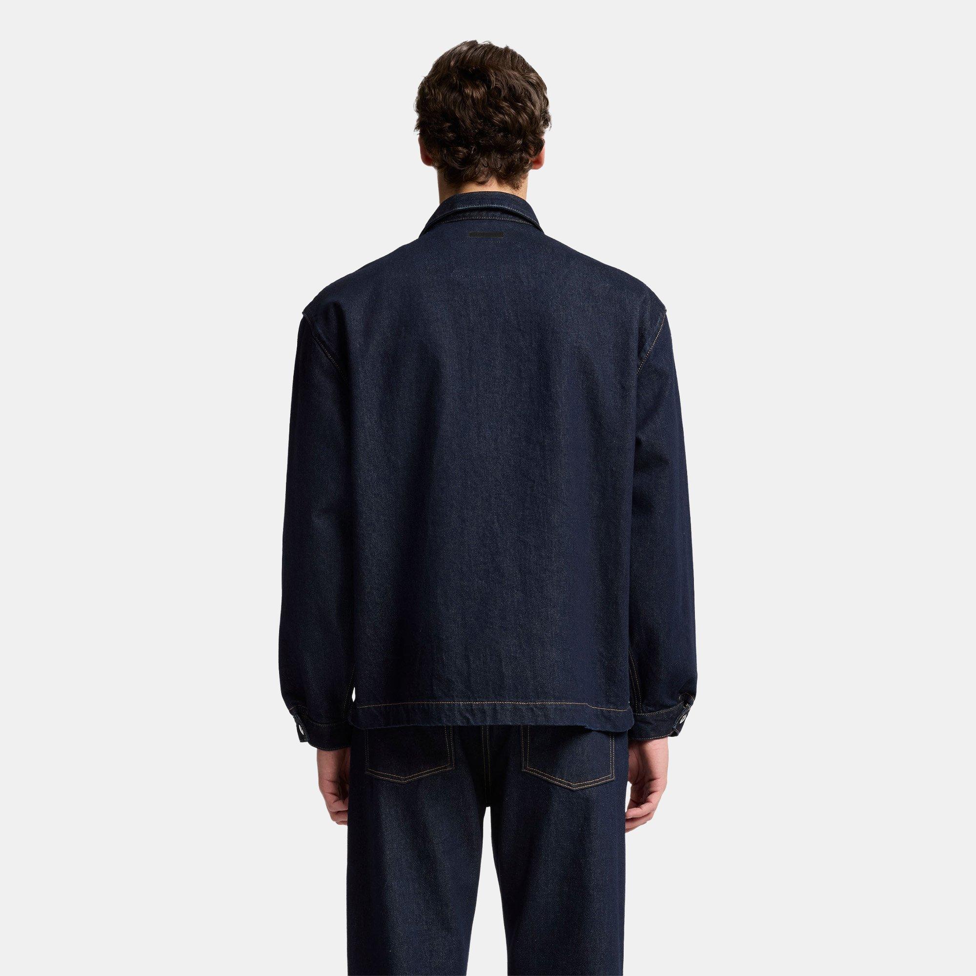 Dark Blue - 7 For All Mankind - Men's Denim Overshirt - 2