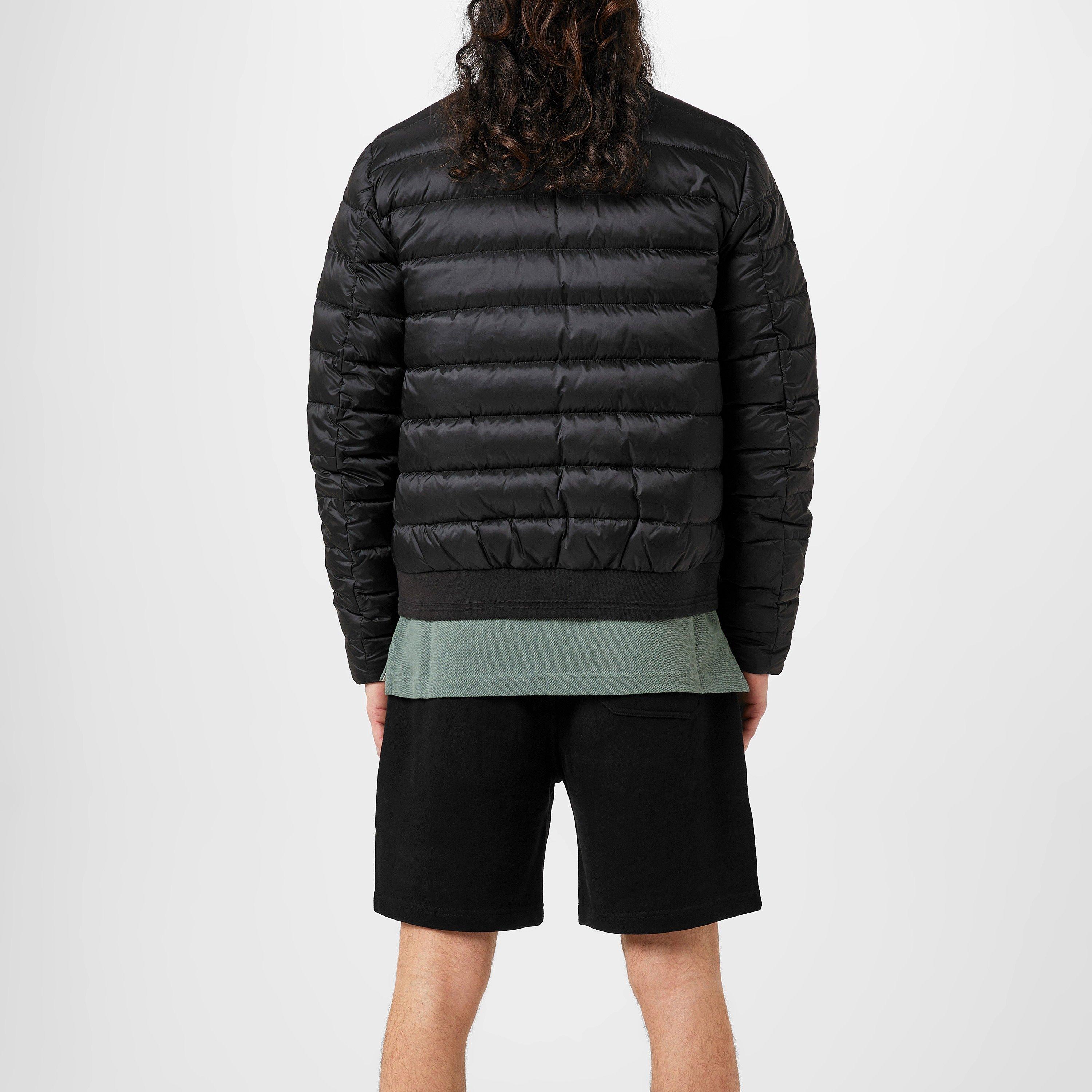 Black - Belstaff - Men's Circuit Water Resistant Duck Down Short Puffer Jacket - 4