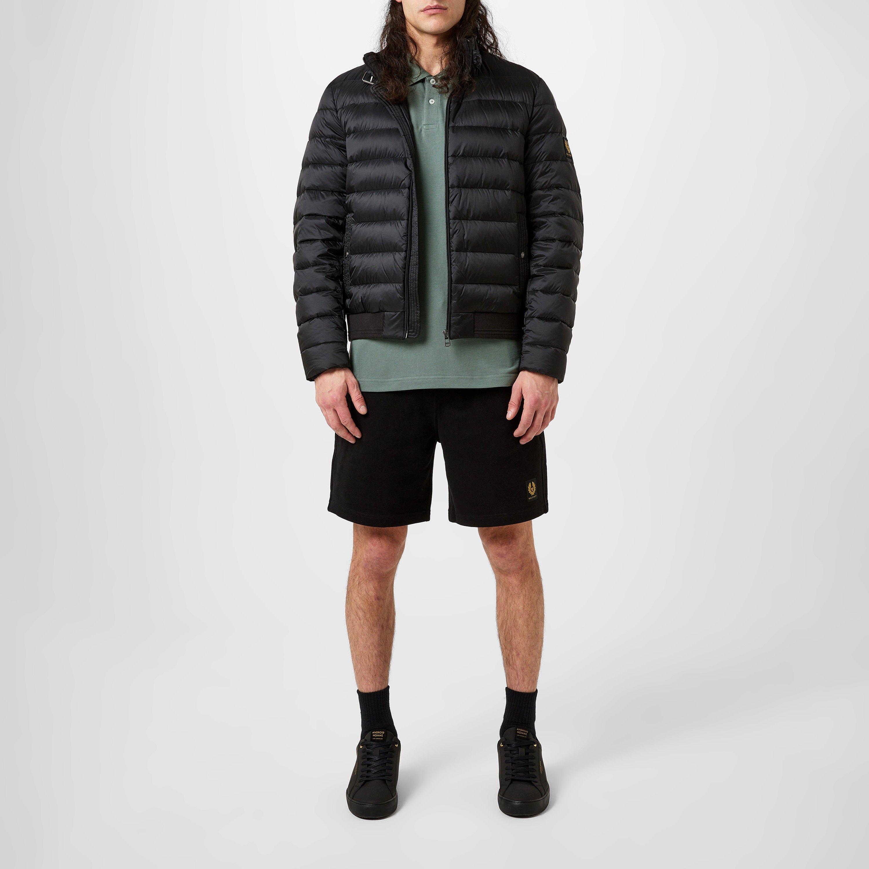 Black - Belstaff - Men's Circuit Water Resistant Duck Down Short Puffer Jacket - 6