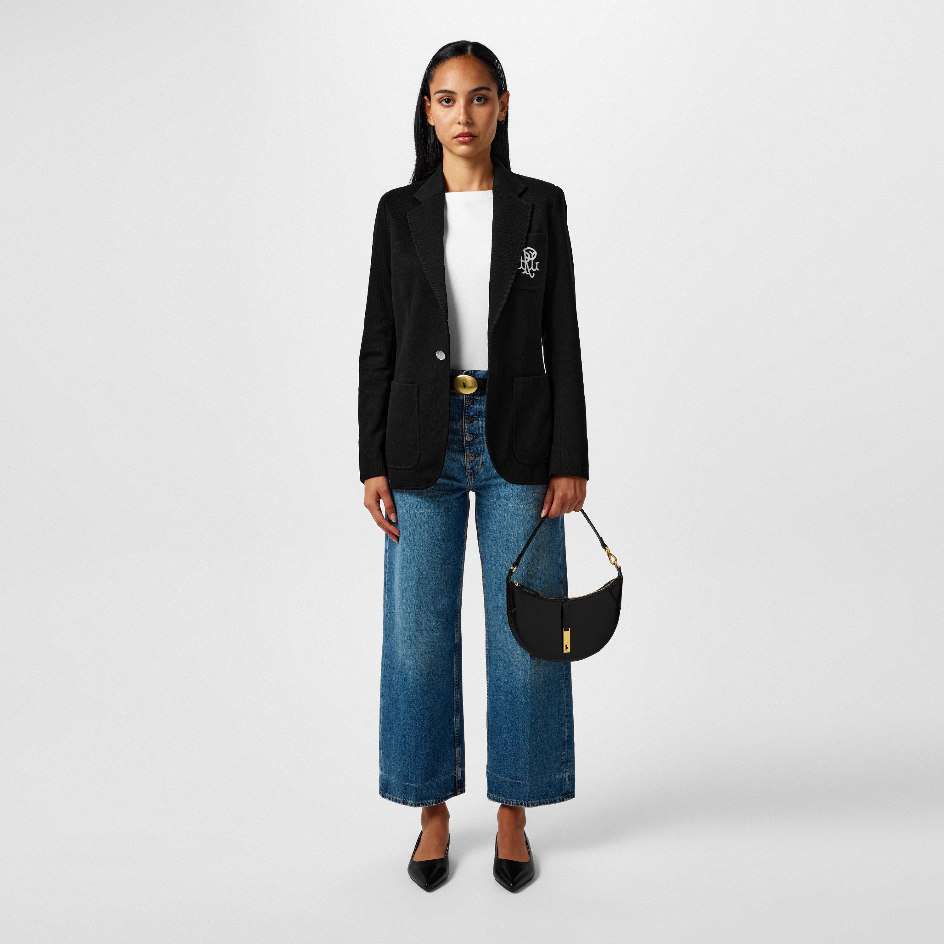 Polo Black - Polo Ralph Lauren - Women's  Cotton Long Sleeve Single Breasted Blazer - 5
